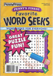 Penny's Finest Word Seeks (June 2016)