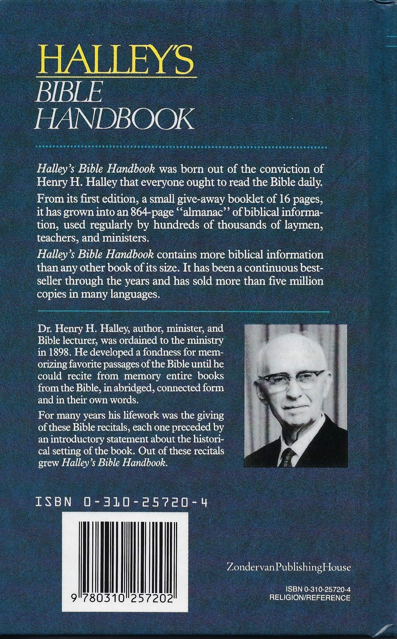 Halley's Bible Handbook: An Abbreviated Bible Commentary (Bible Handbook Series) used book depot