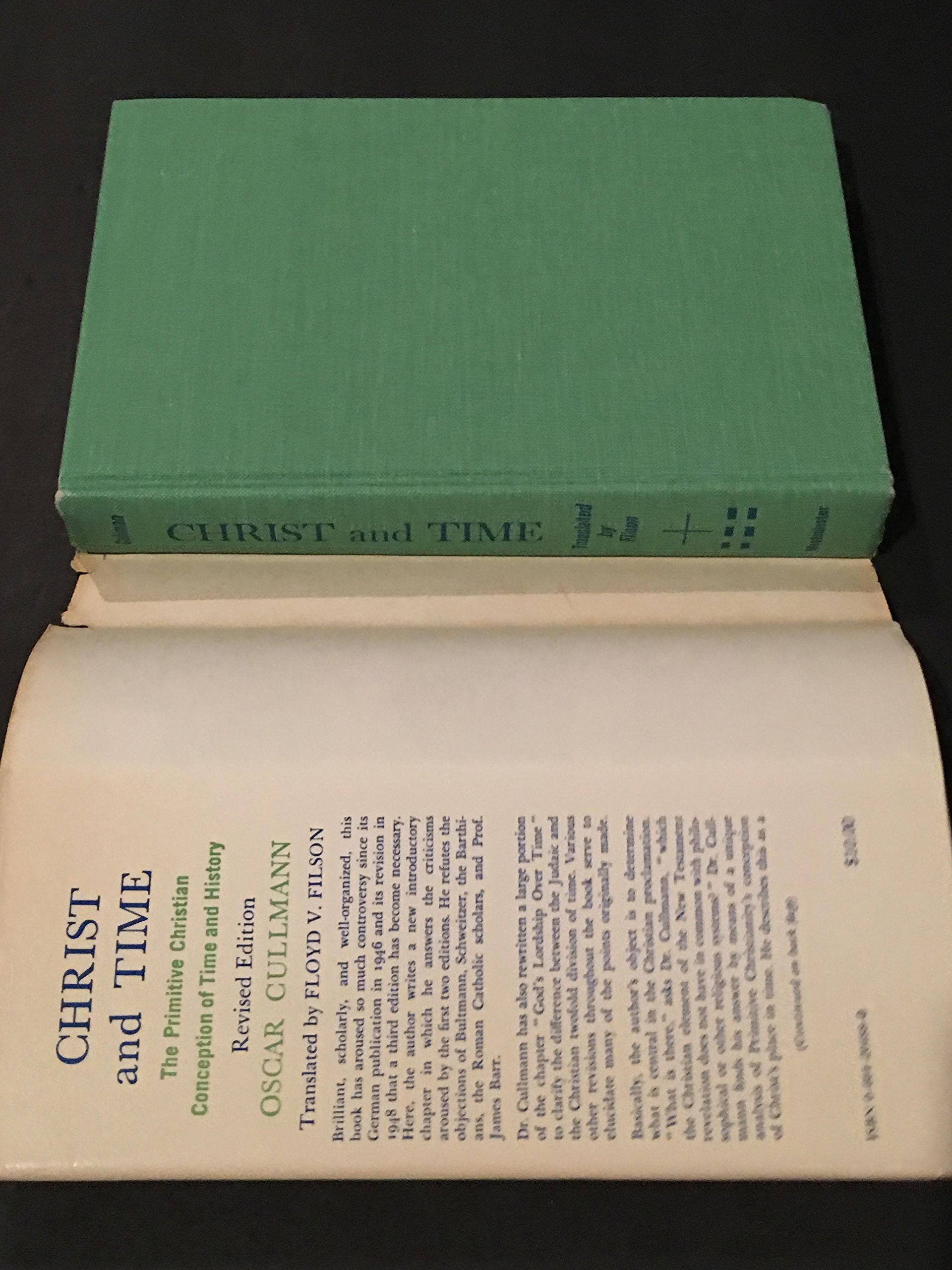 Christ and Time: The Primitive Christian Conception of Time used book depot