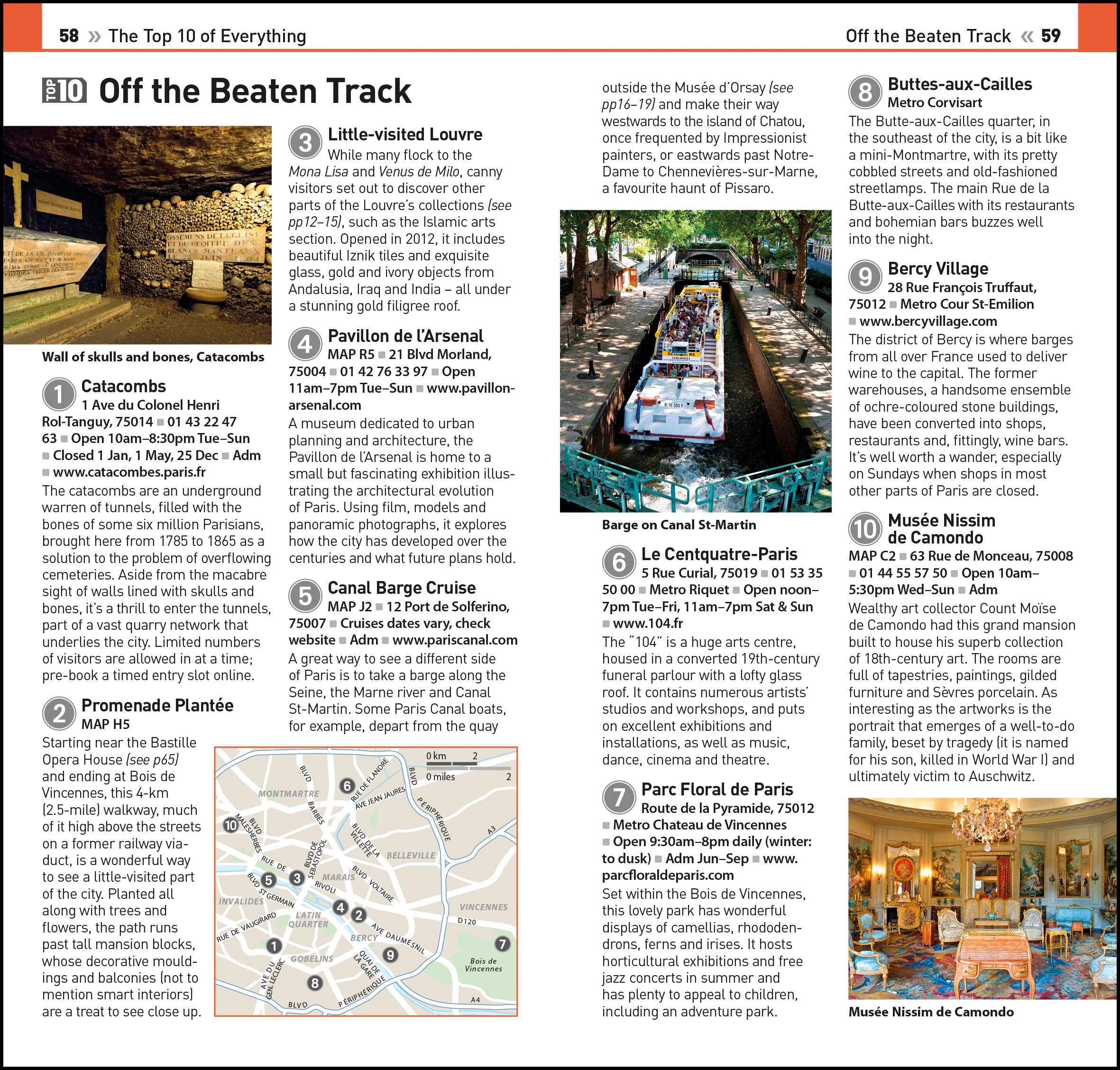 DK Eyewitness Top 10 Paris (Pocket Travel Guide) used book depot