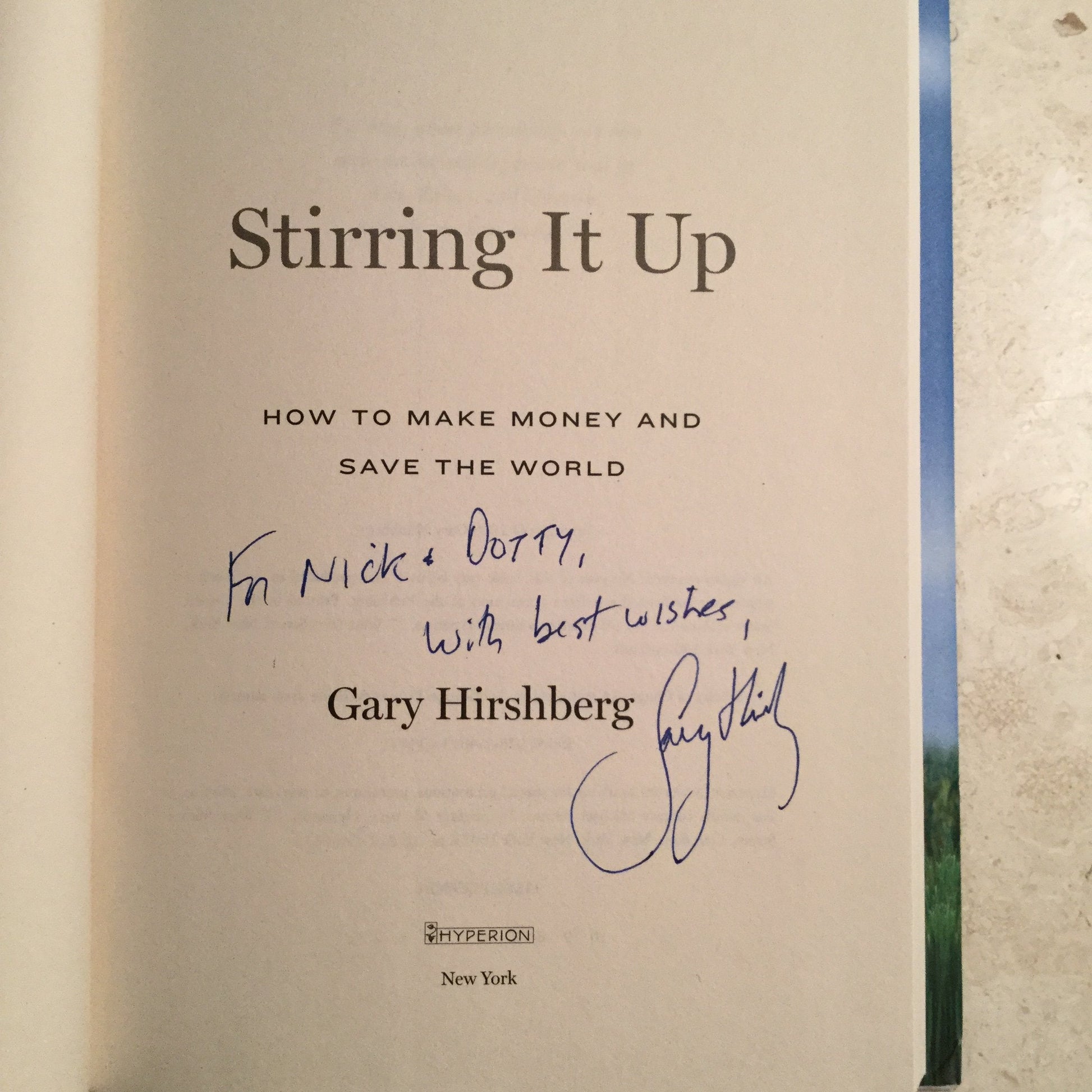 Stirring It Up: How to Make Money and Save the World used book depot