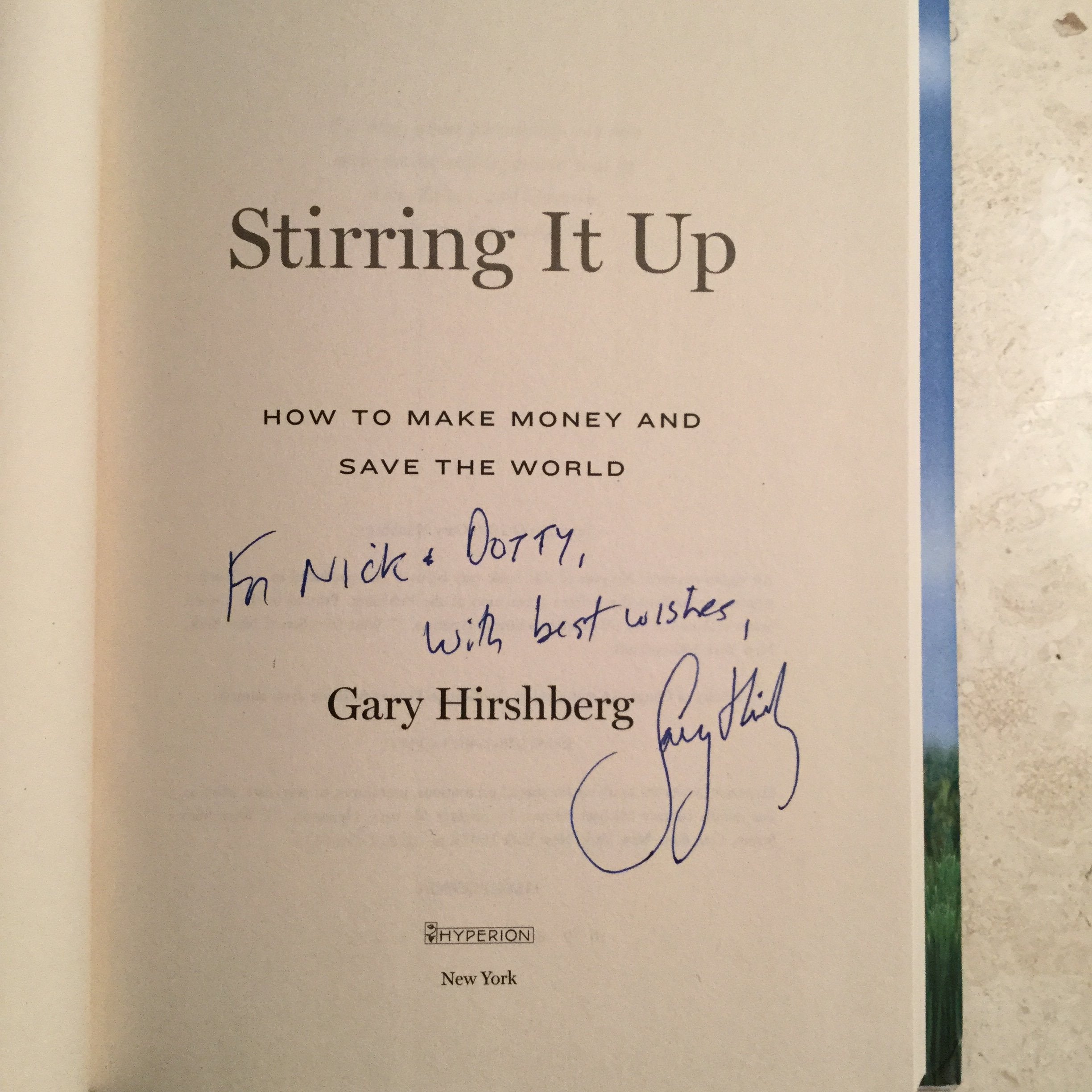 Stirring It Up: How to Make Money and Save the World used book depot