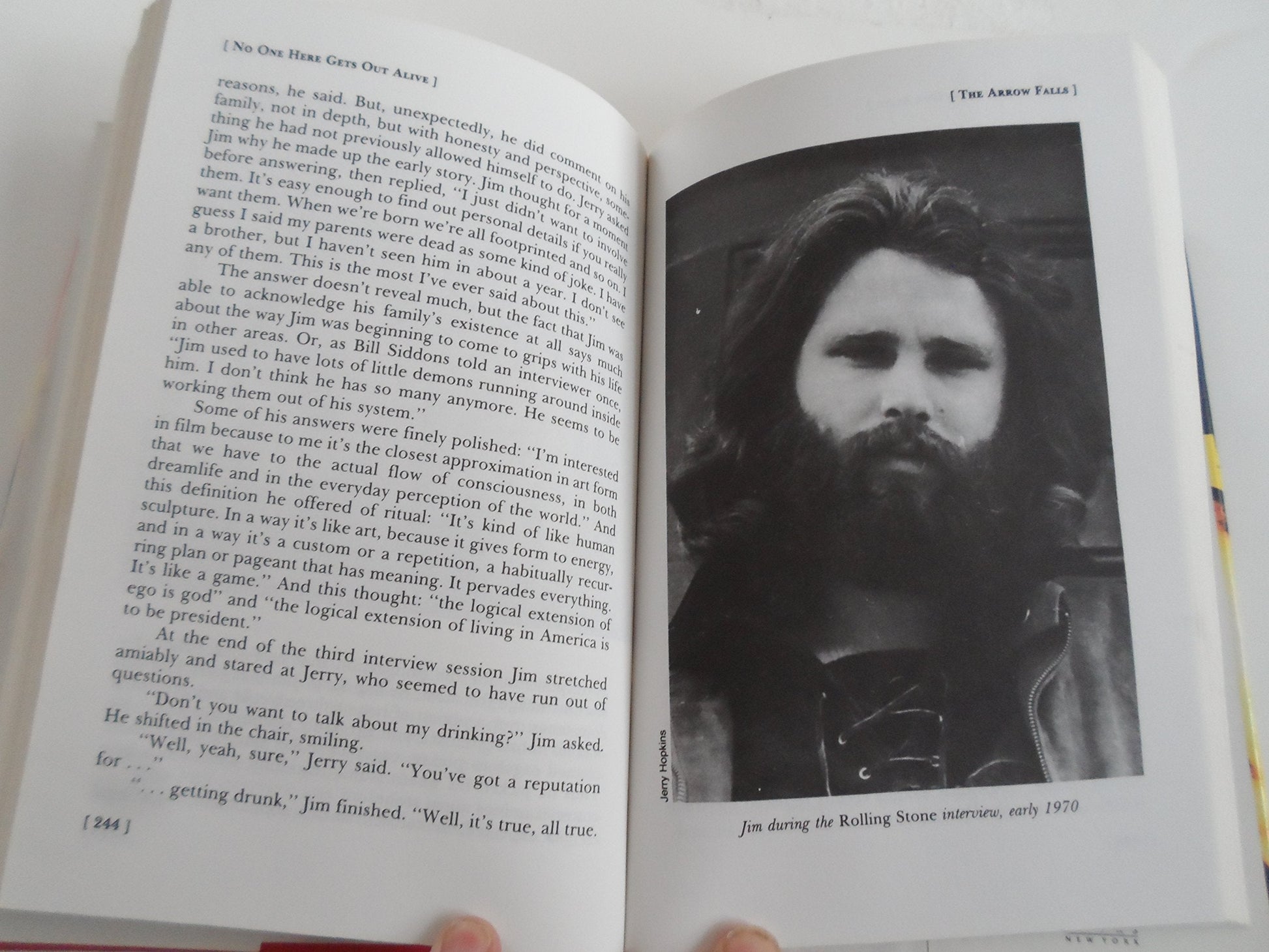 No One Here Gets Out Alive: The Celebrated Biography of Jim Morrison used book depot