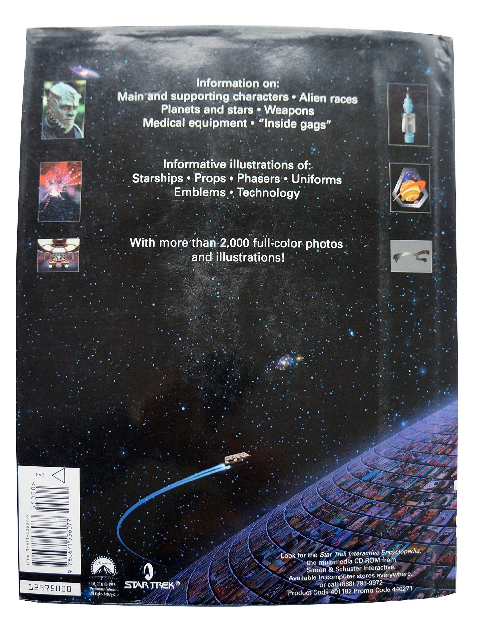 The Star Trek Encyclopedia: A Reference Guide to the Future (updated and expanded edition) used book depot