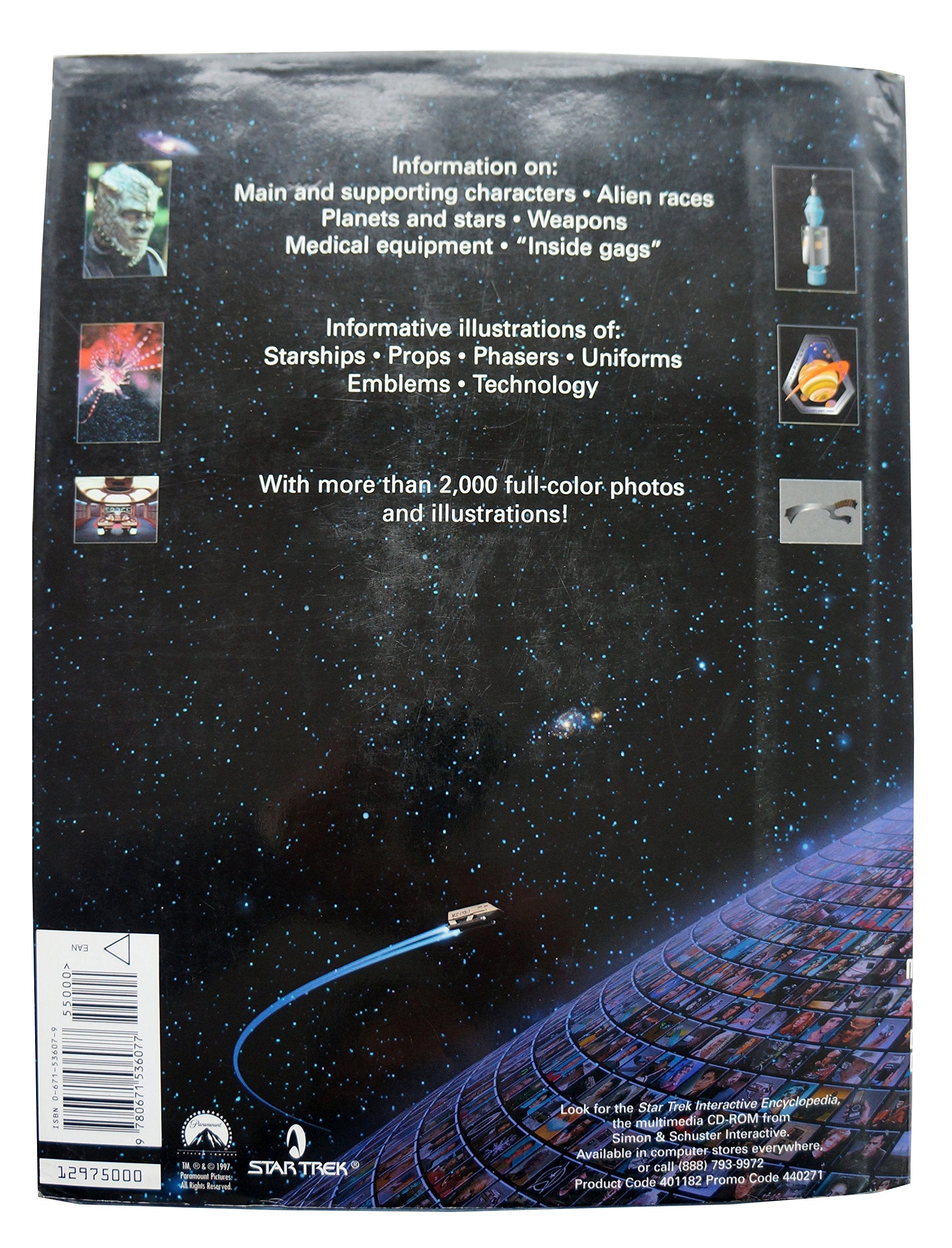 The Star Trek Encyclopedia: A Reference Guide to the Future (updated and expanded edition) used book depot