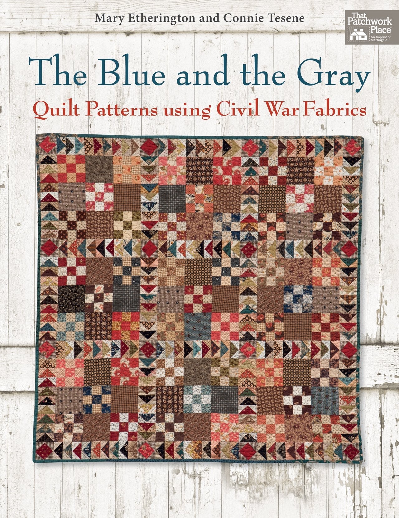 The Blue and the Gray: Quilt Patterns using Civil War Fabrics used book depot