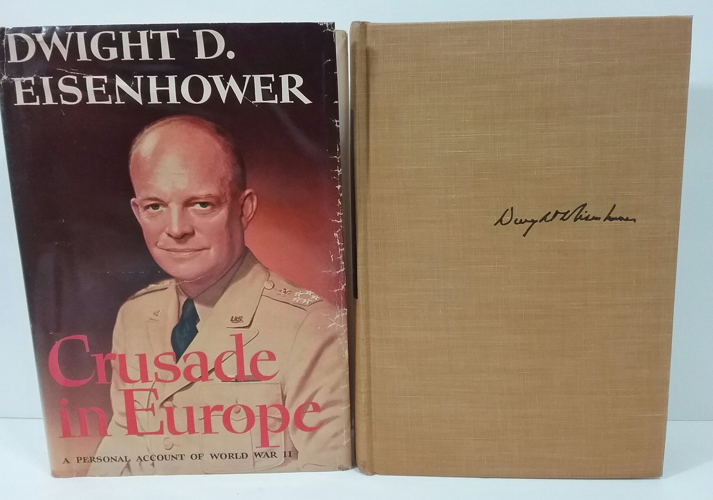 CRUSADE IN EUROPE. (Hardcover) A personal account of World War II. Popular Edition used book depot