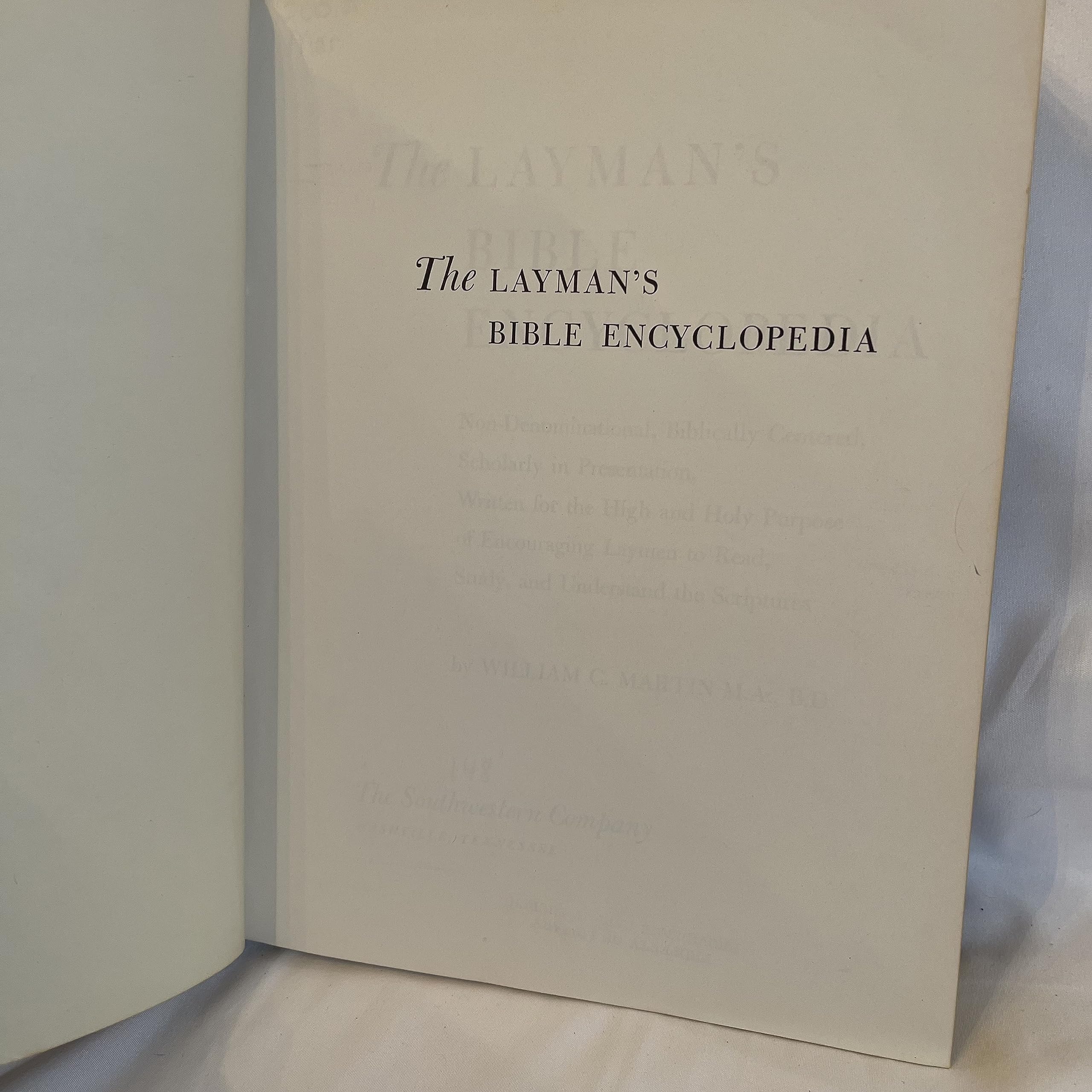 The Layman's Bible Encyclopedia