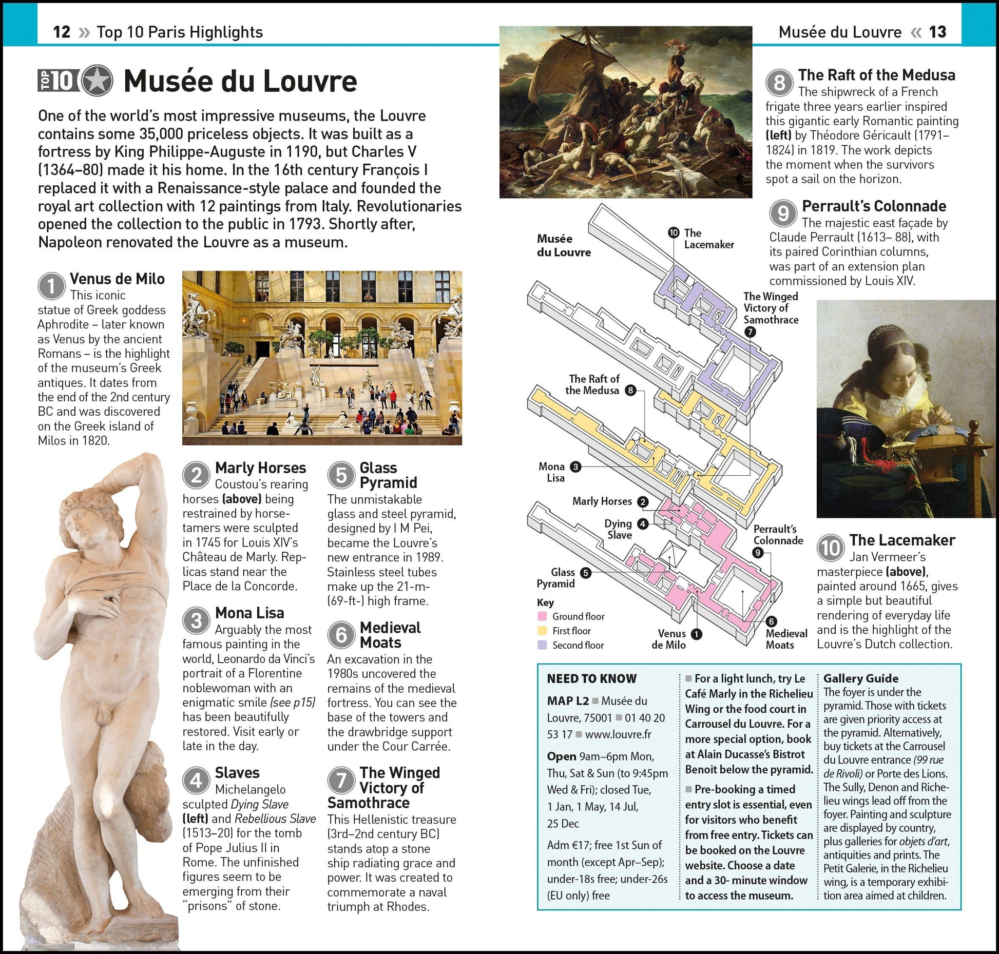 DK Eyewitness Top 10 Paris (Pocket Travel Guide) used book depot