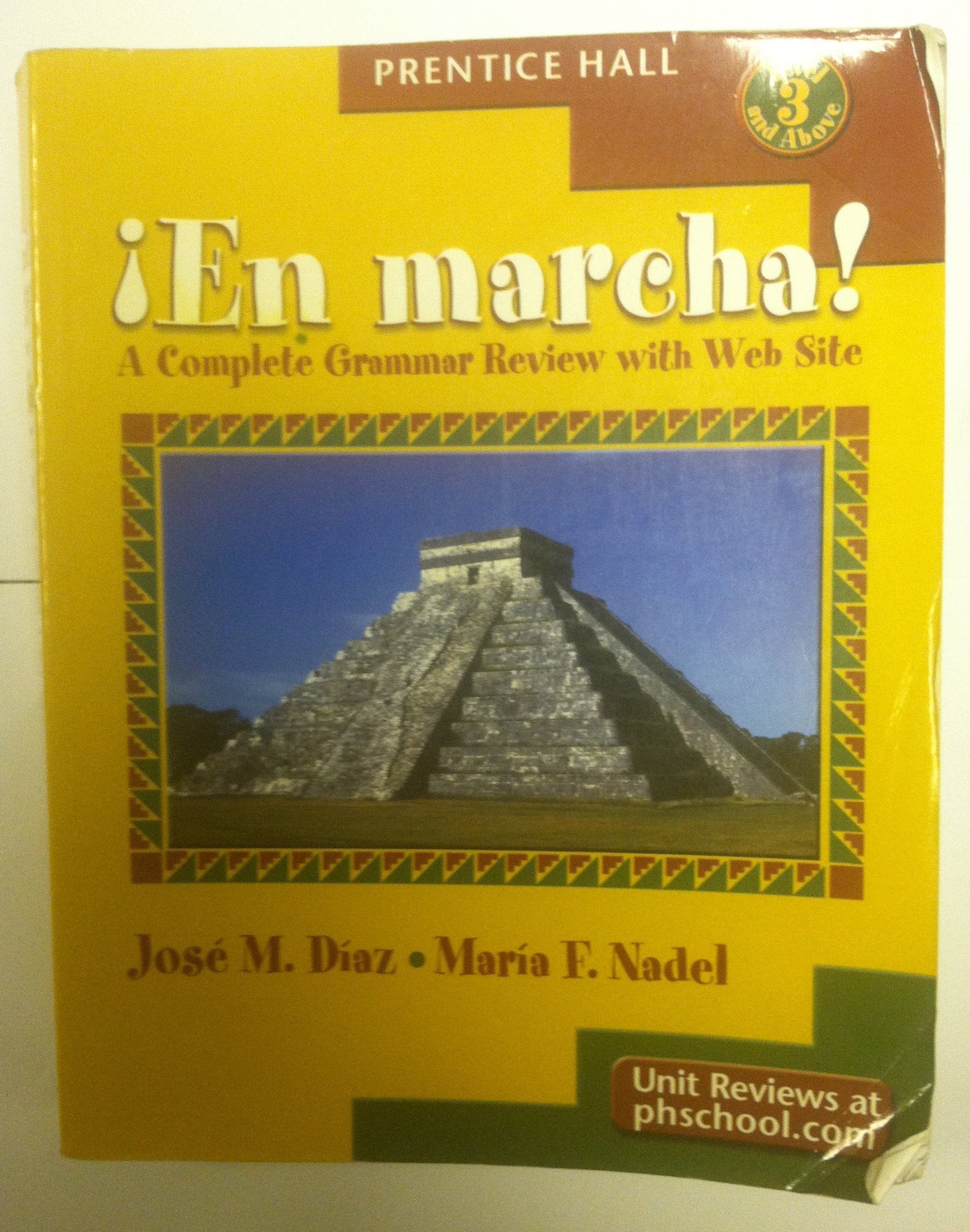 En Marcha ! A Complete Grammar Review with Web Site (English and Spanish Edition) used book depot