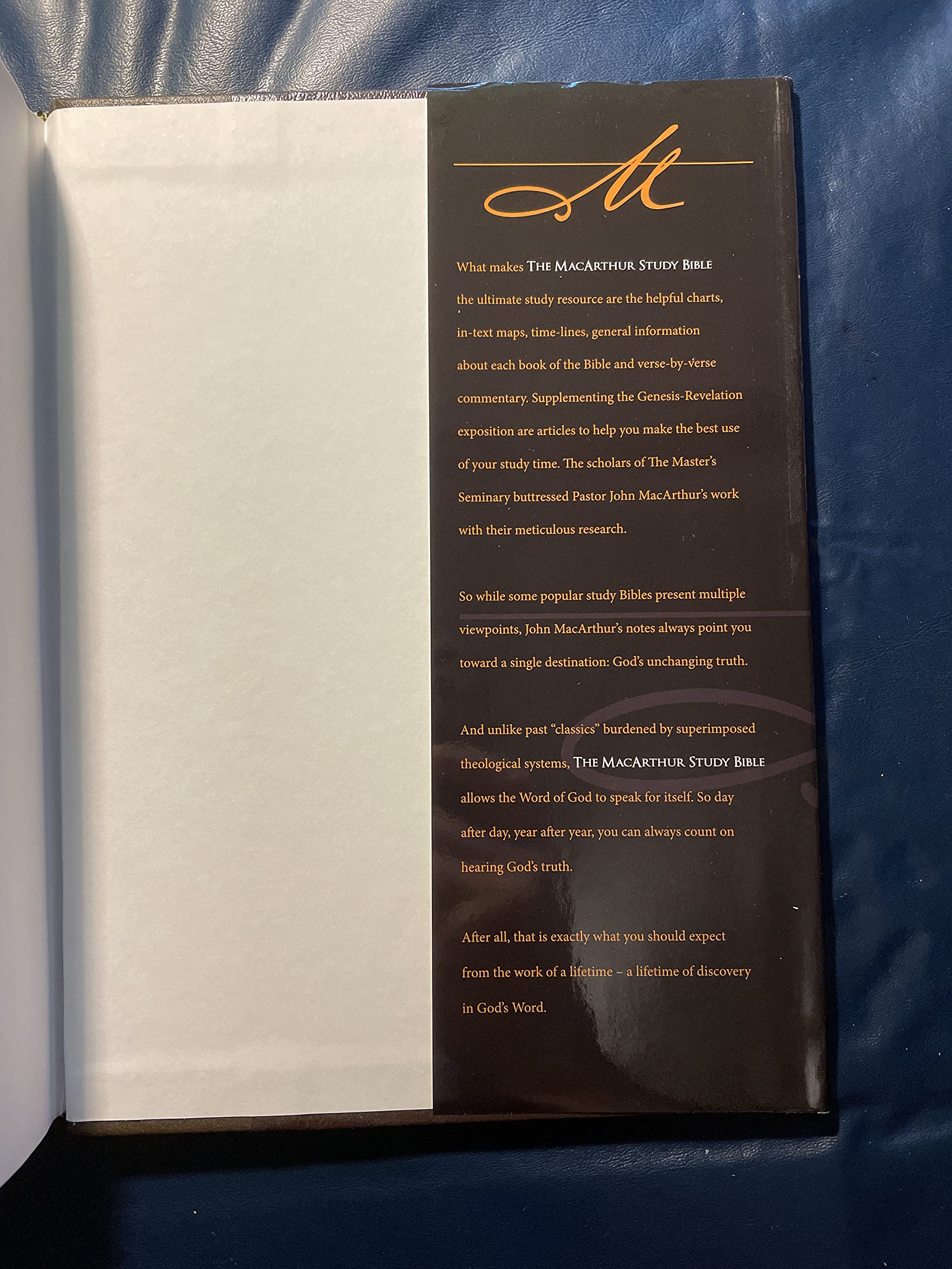 The Macarthur Study Bible: New King James Version used book depot