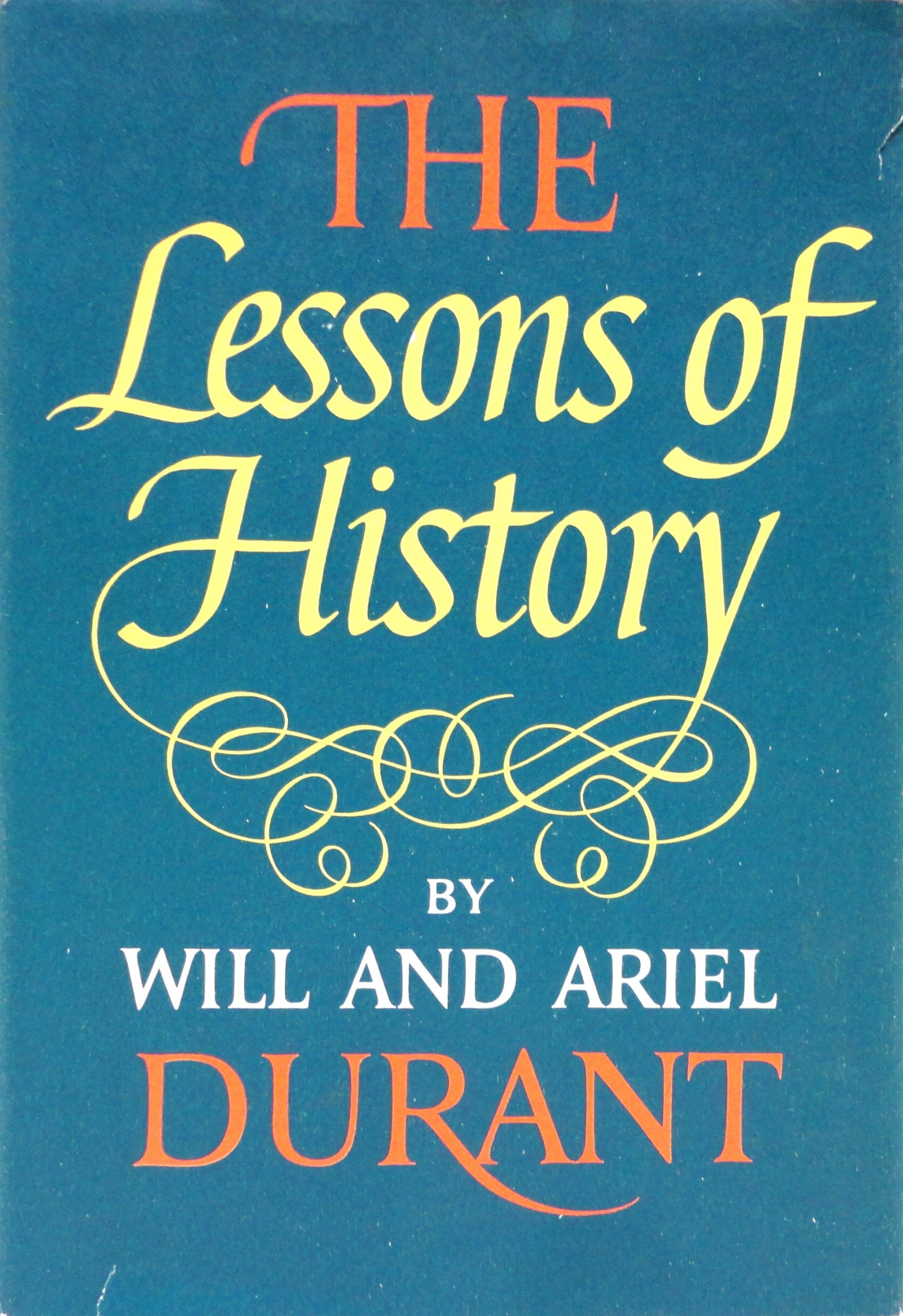 The Lessons of History used book depot