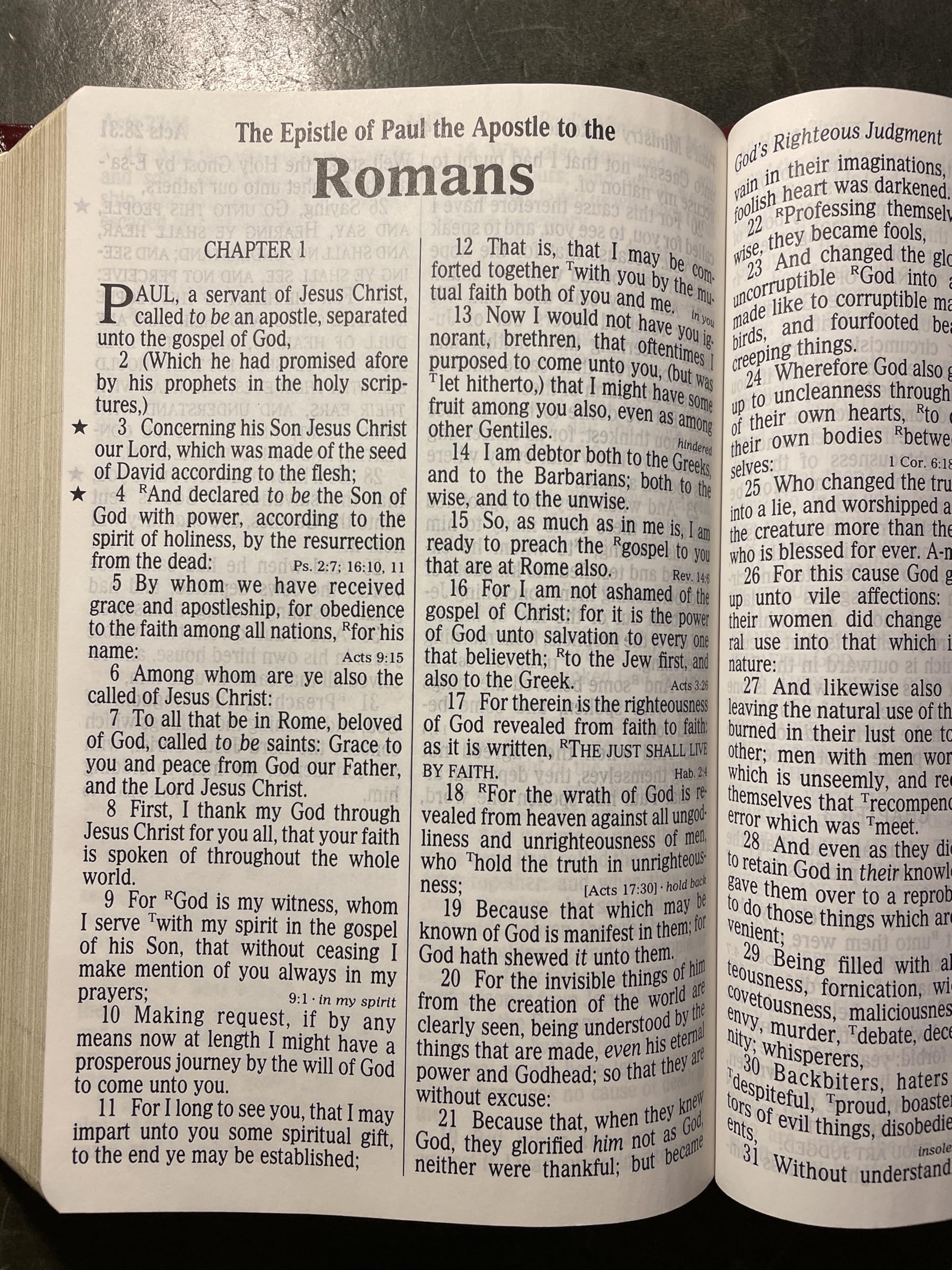 Holy Bible,KJV, Giant Print, Red Letter Edition, Concordance Leather cover burgundy 885CBG 1990 used book depot