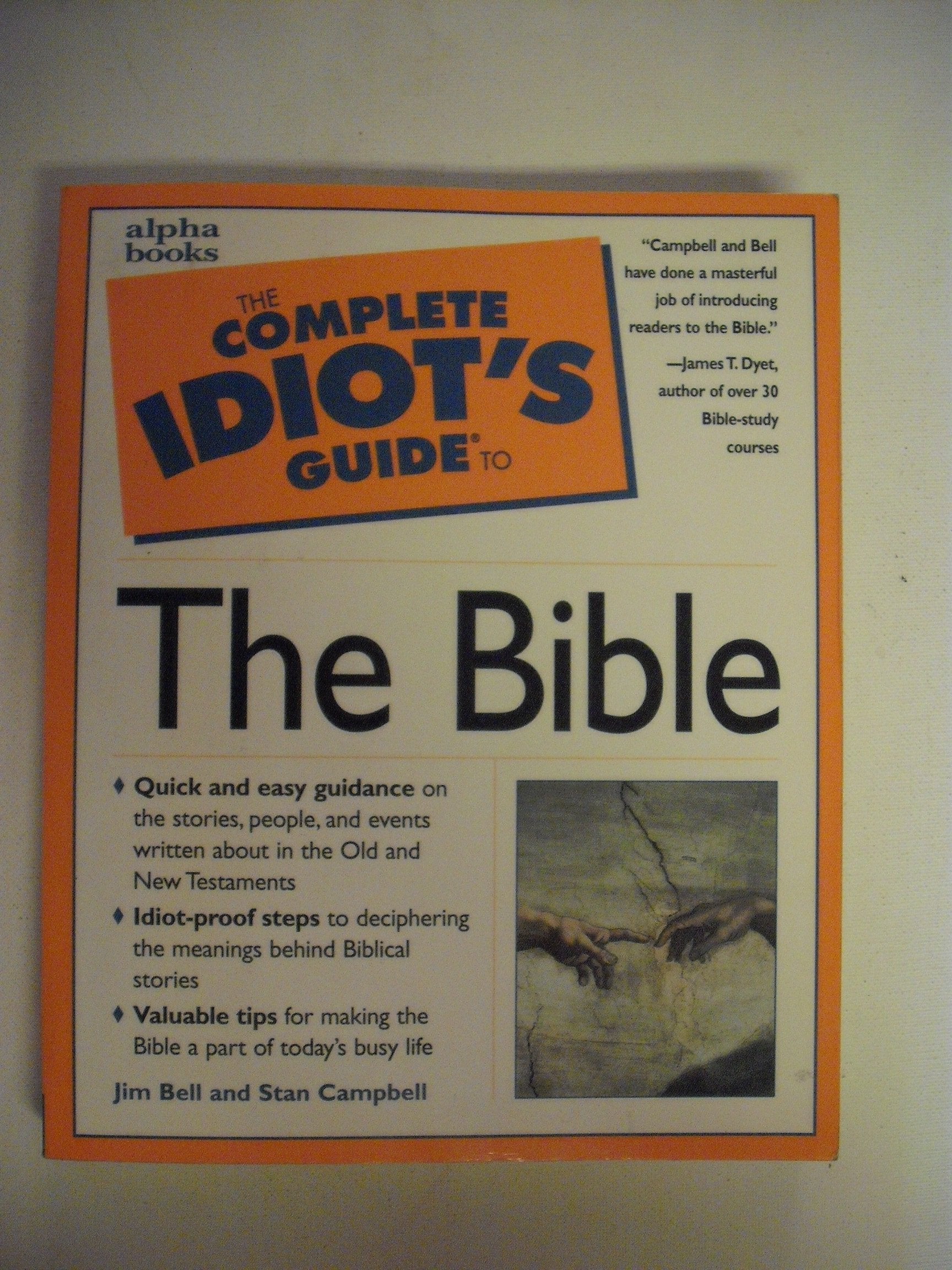 The Complete Idiots Guide to The Bible used book depot