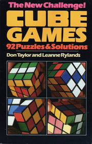 Cube Games: 92 Puzzles and Solutions used book depot
