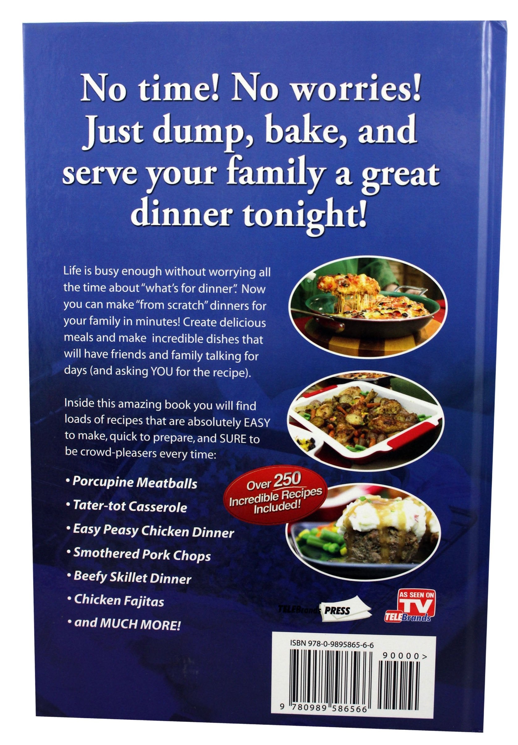 Dump Dinners, Quick and Easy Dinner Recipes by Cathy Mitchell used book depot