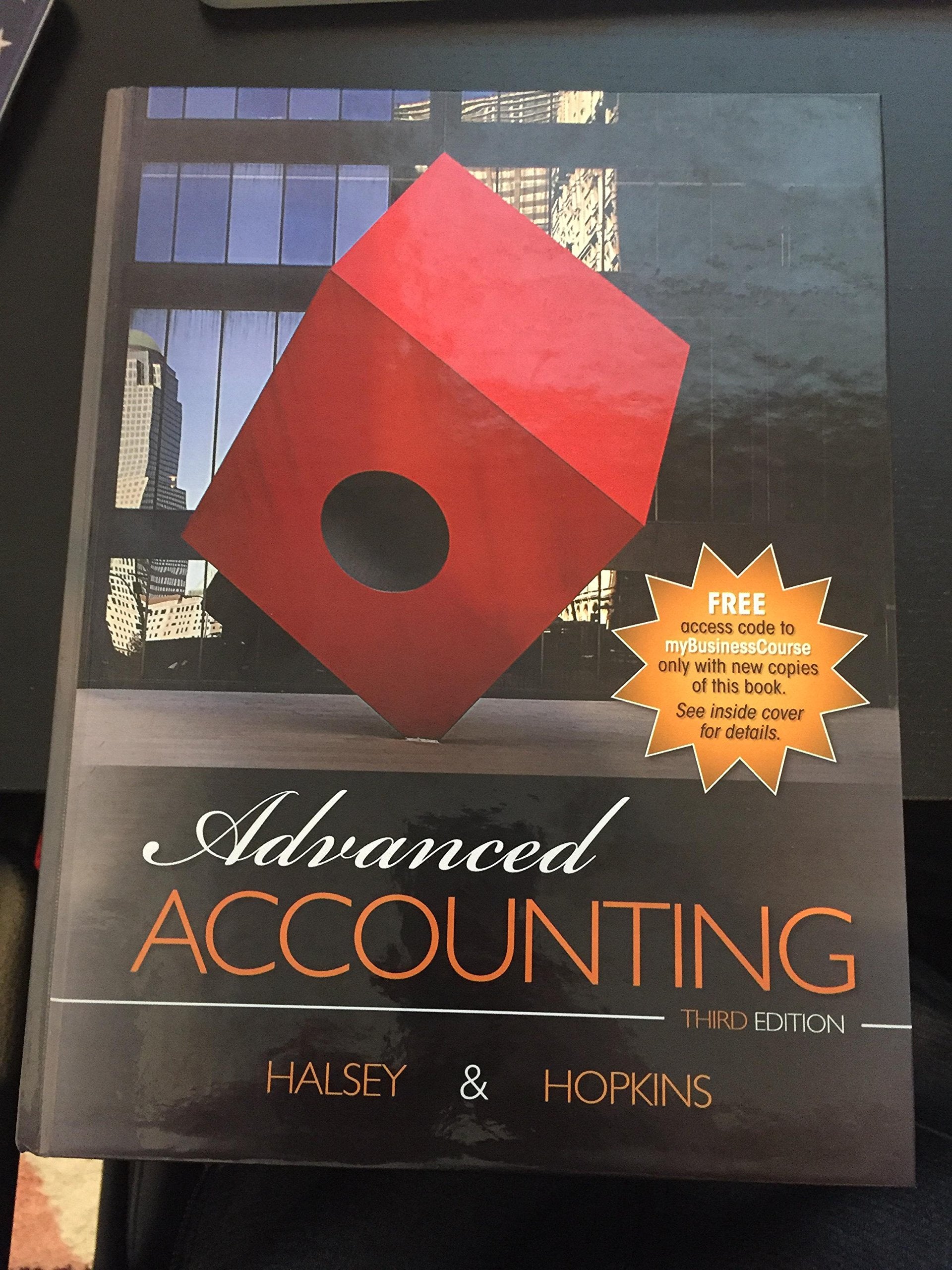 ADVANCED ACCOUNTING used book depot