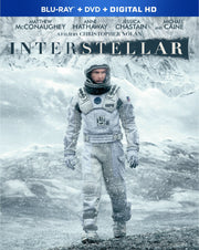 Interstellar (Blu-ray + DVD Combo Pack) used book depot