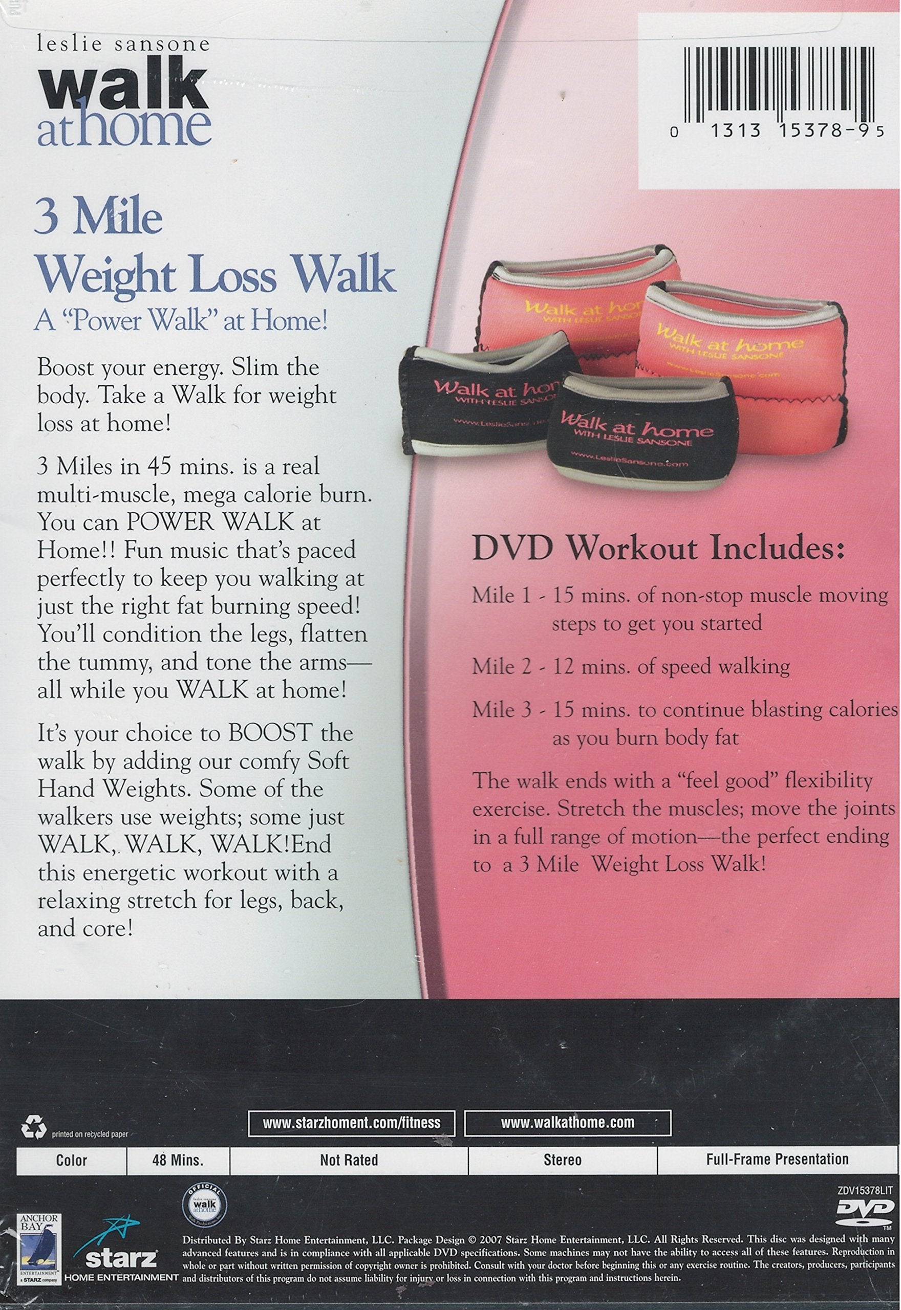 Leslie Sansone: 3 Mile Weight Loss Walk used book depot