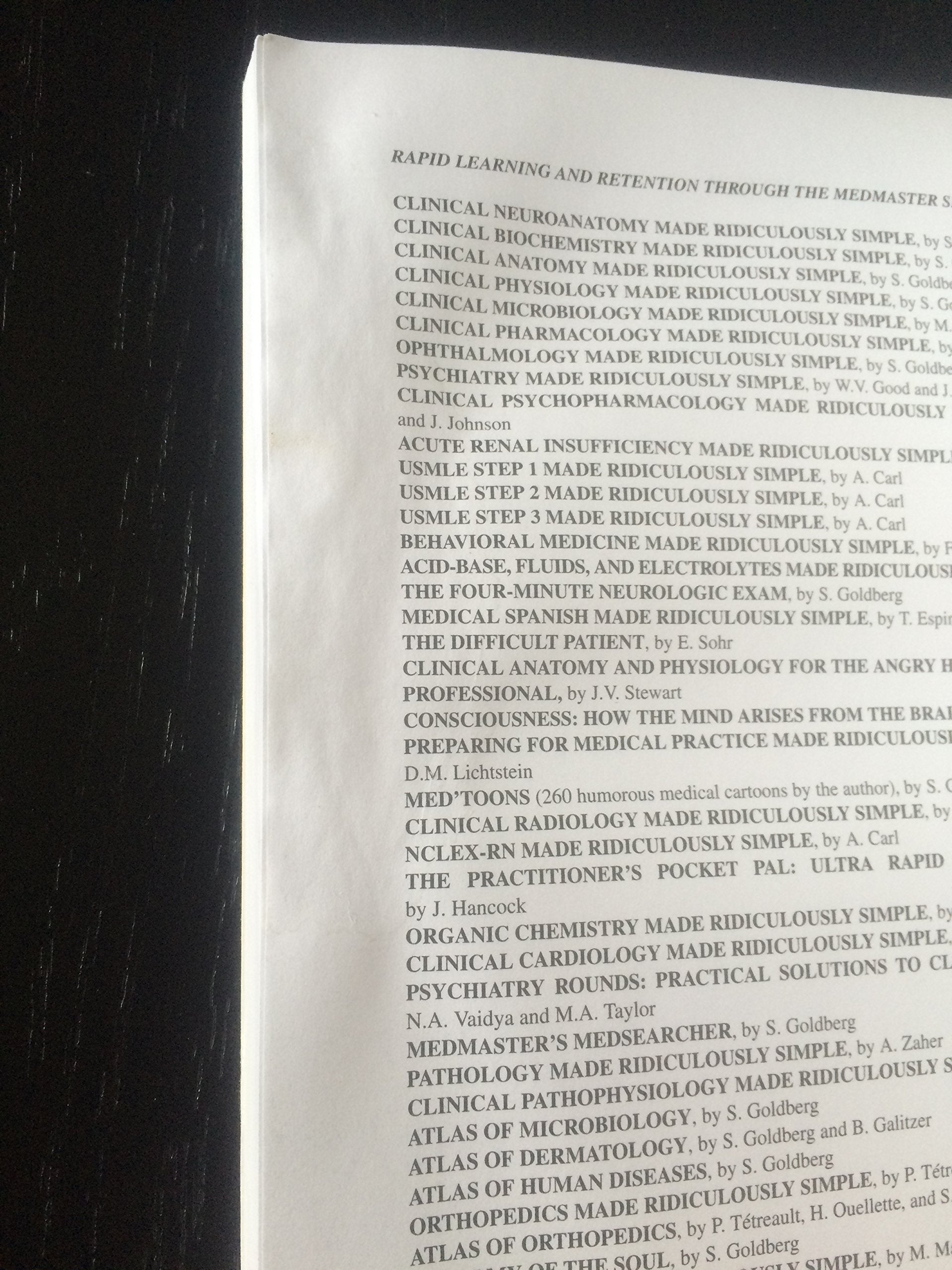 Acid-Base, Fluids and Electrolytes Made Ridiculously Simple used book depot