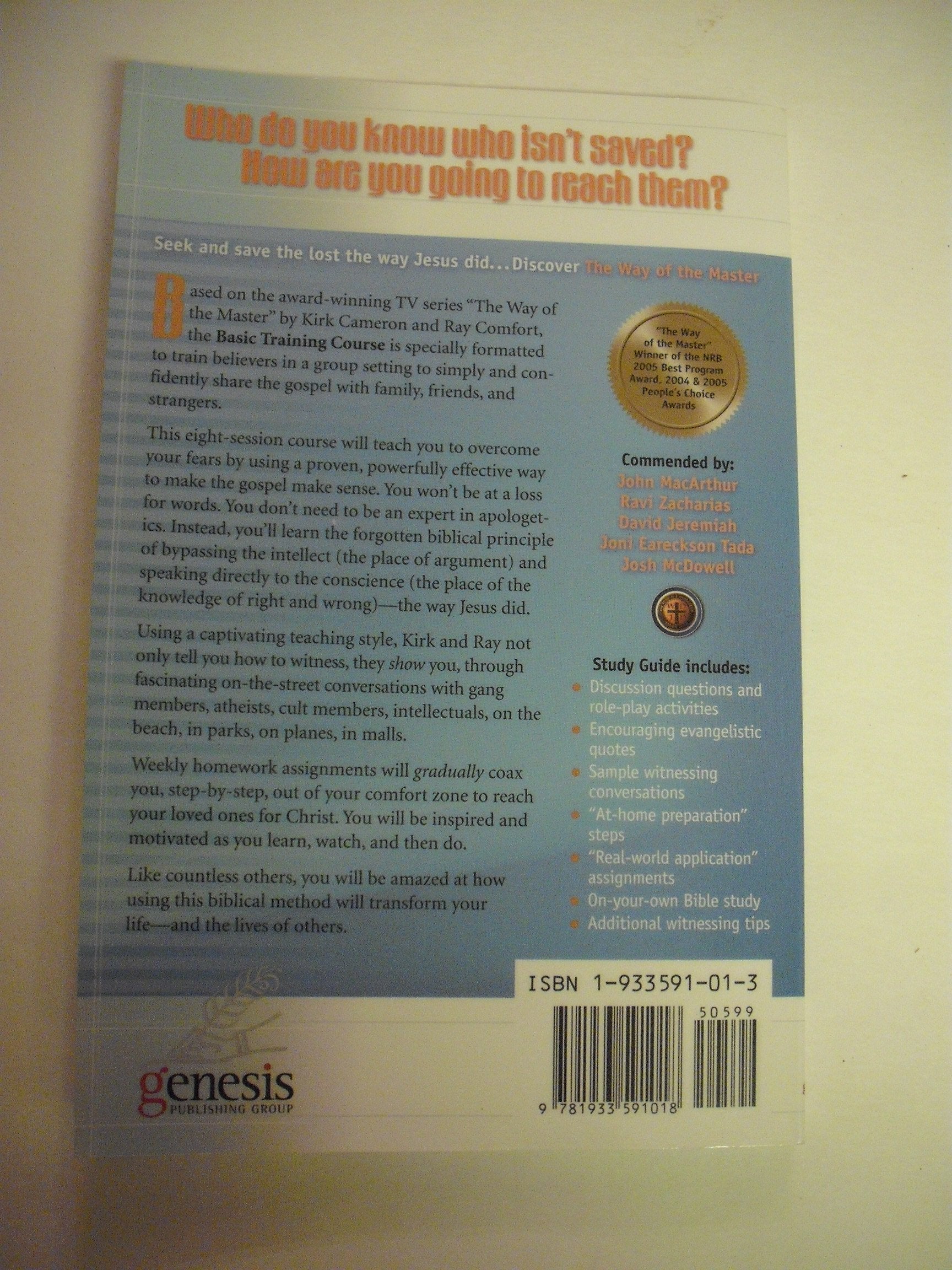 The Way of the Master Basic Training Course: Study Guide used book depot