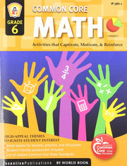 Common Core Math Grade 6: Activities That Captivate, Motivate, & Reinforce used book depot
