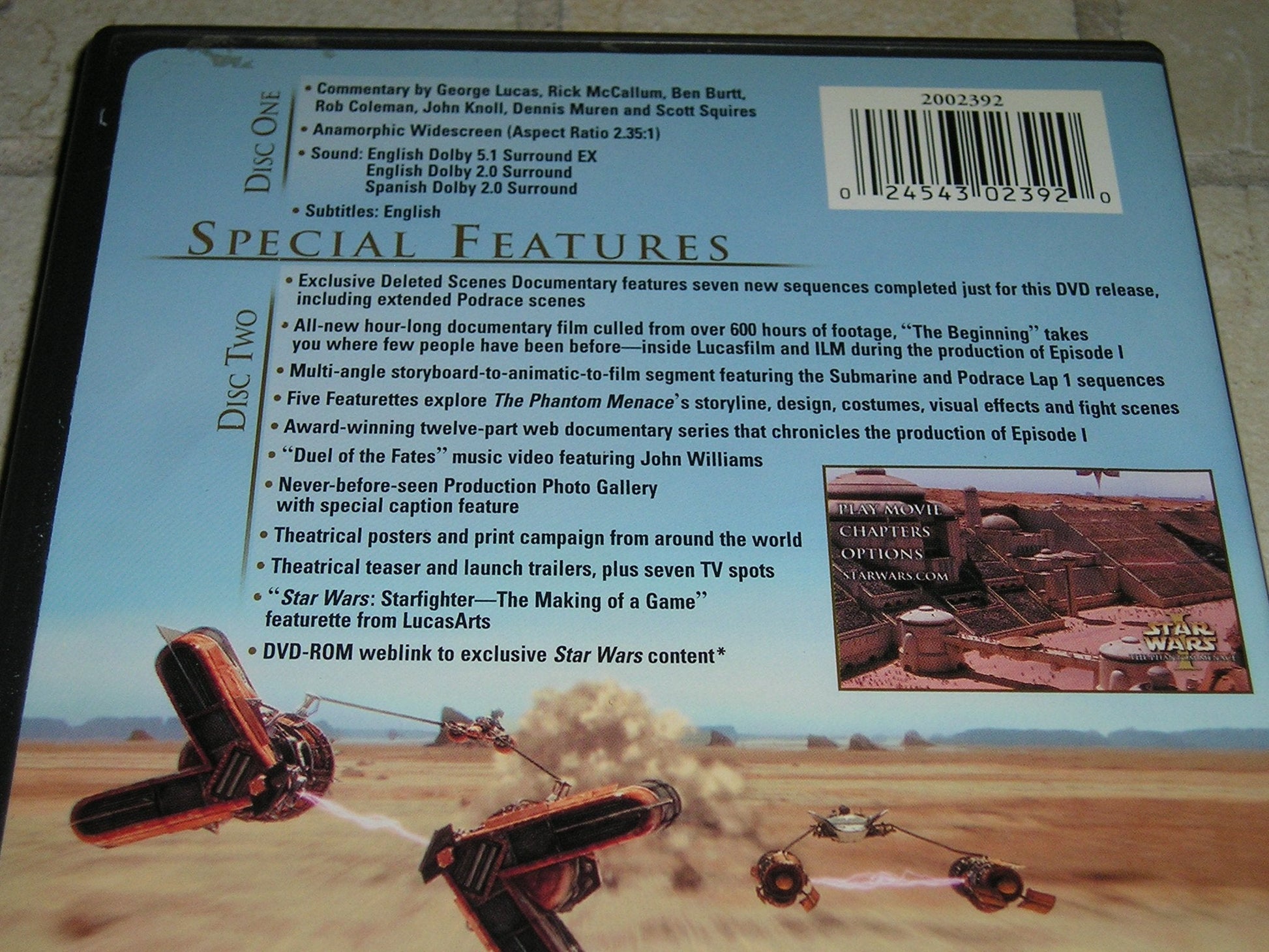 Fox Home Entertainment Star Wars: Episode I - The Phantom Menace used book depot