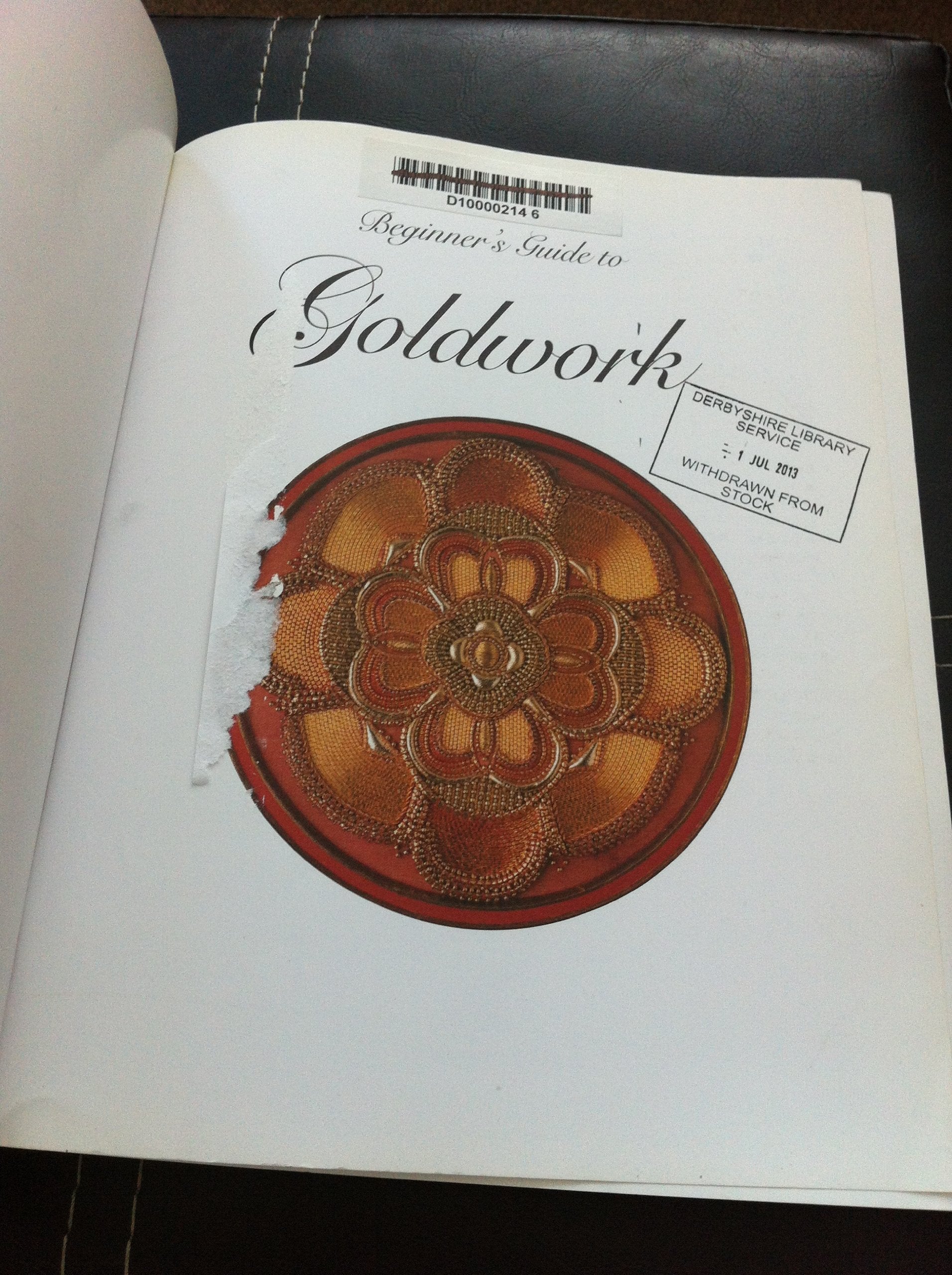 Goldwork: Beginner's Guide to used book depot