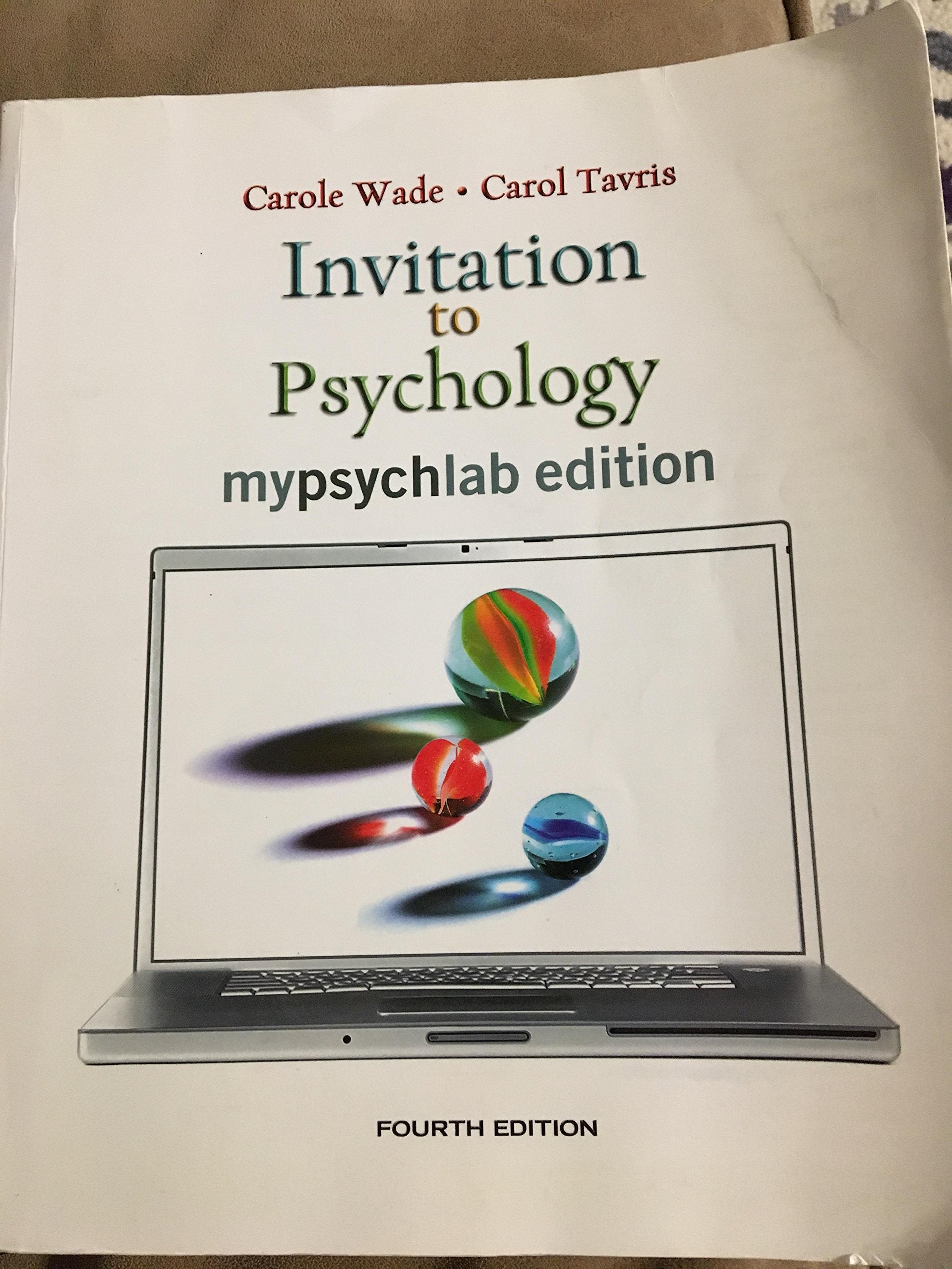 Invitation to Psychology: Mypsychlab Edition used book depot