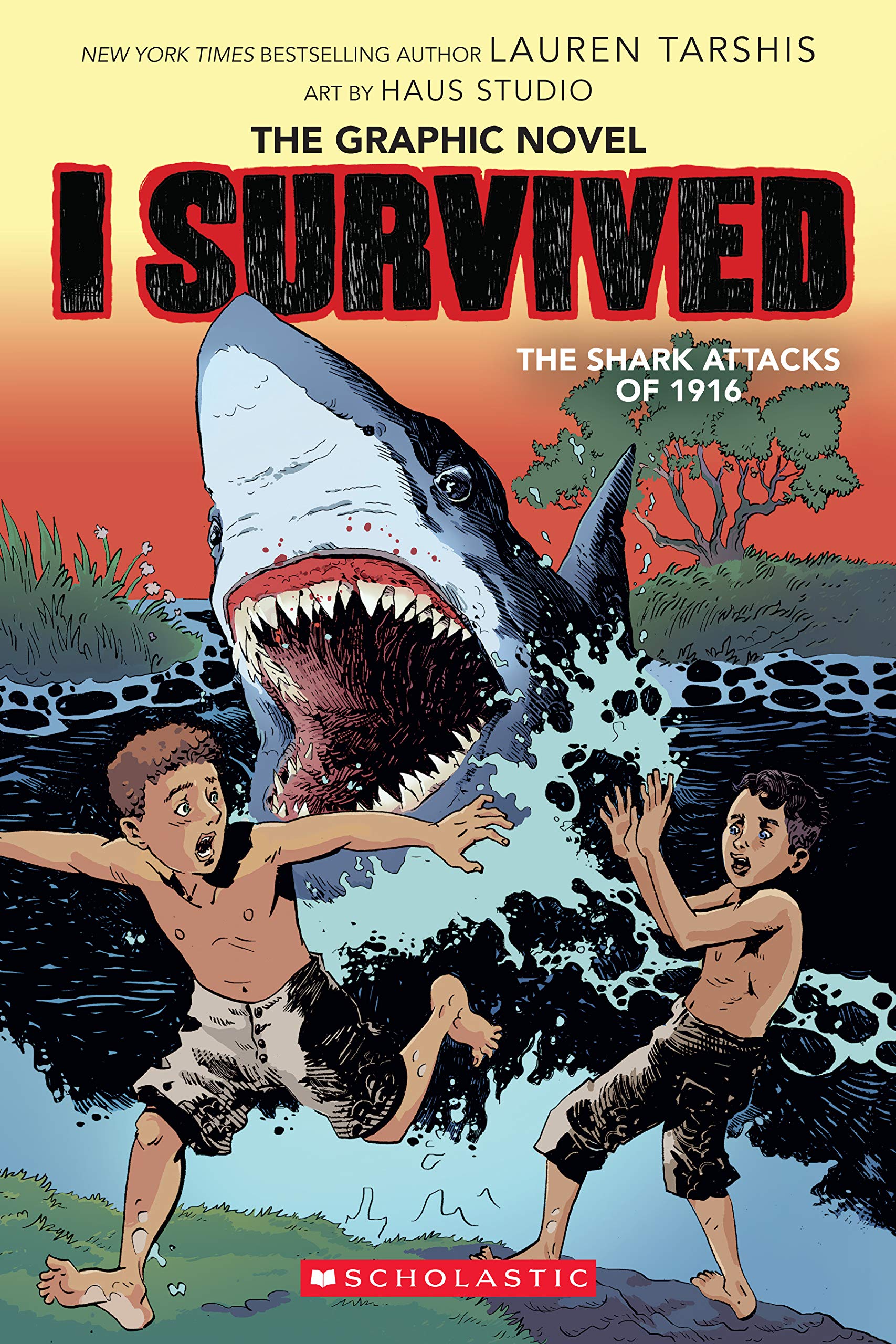 I Survived the Shark Attacks of 1916 (I Survived Graphix) used book depot