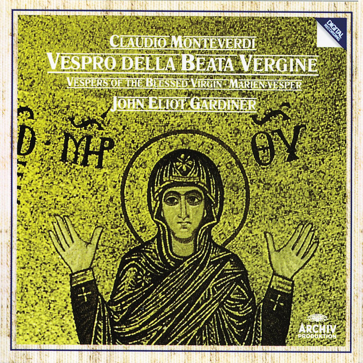 Monteverdi: Vespro Della Beata Vergine used book depot
