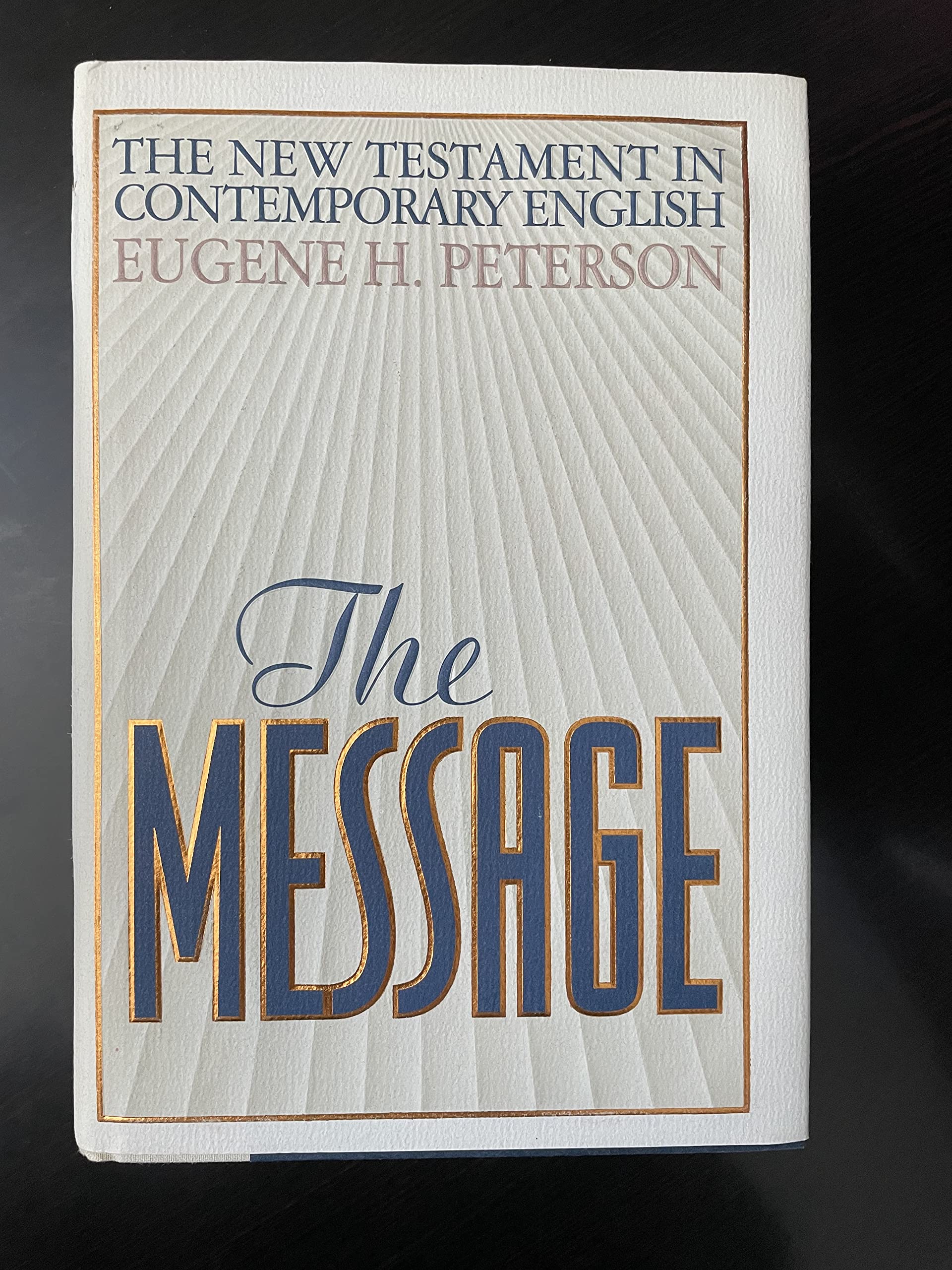 The Message: The New Testament in Contemporary English used book depot