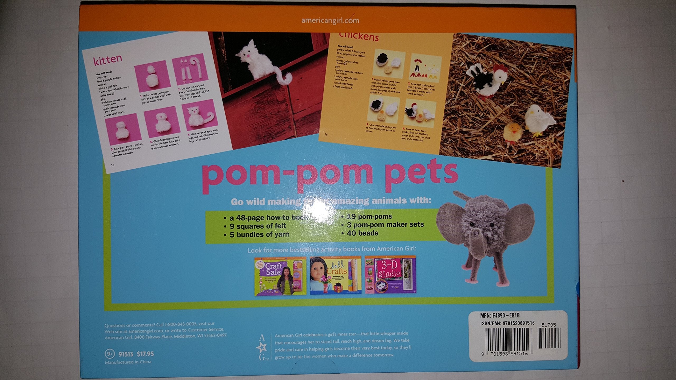 Pom-Pom Pets (American Girl Library) used book depot