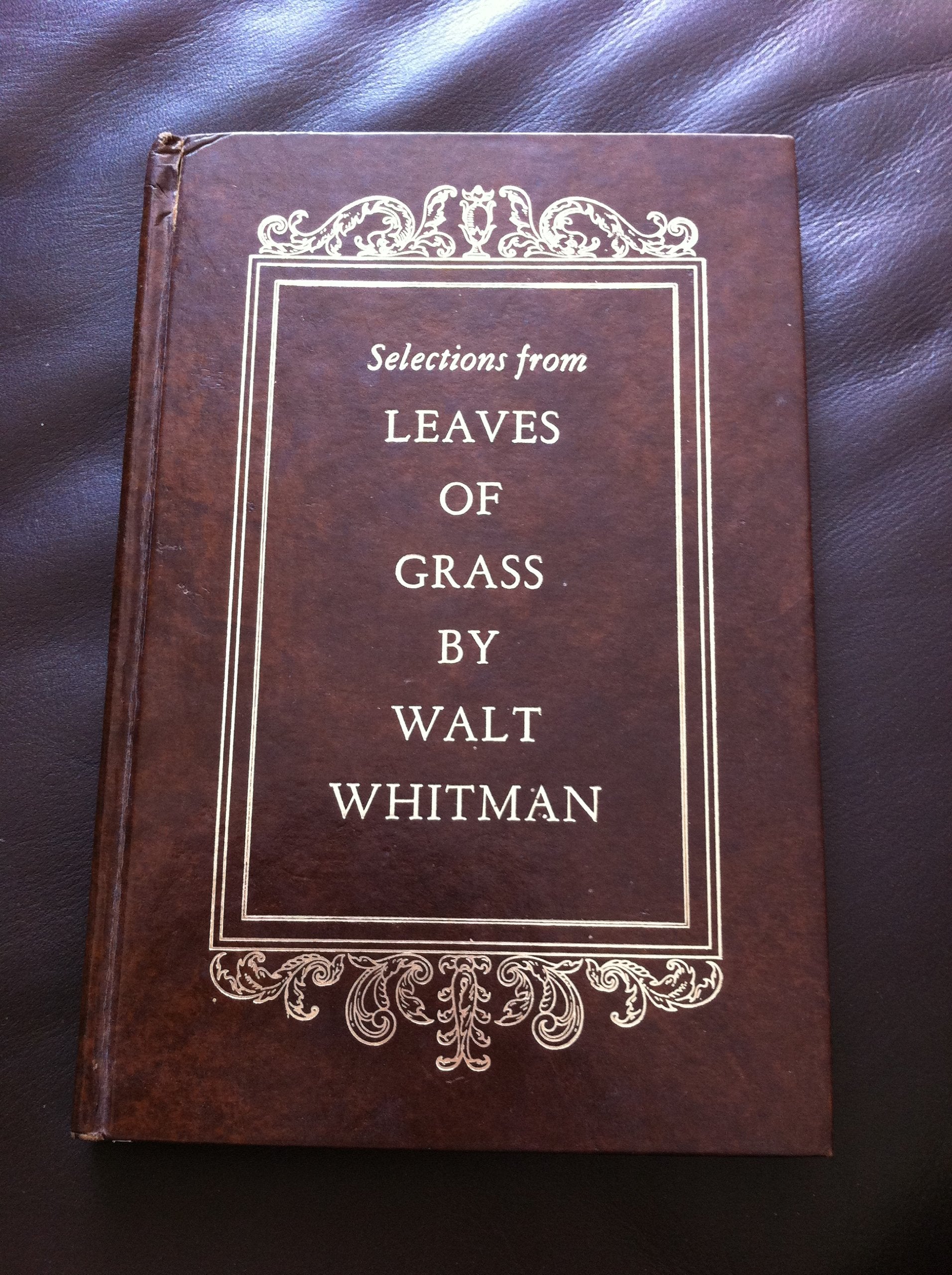 Selections from Leaves of Grass By Walt Whitman used book depot