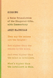 Godsong: A Verse Translation of the Bhagavad-Gita, with Commentary used book depot