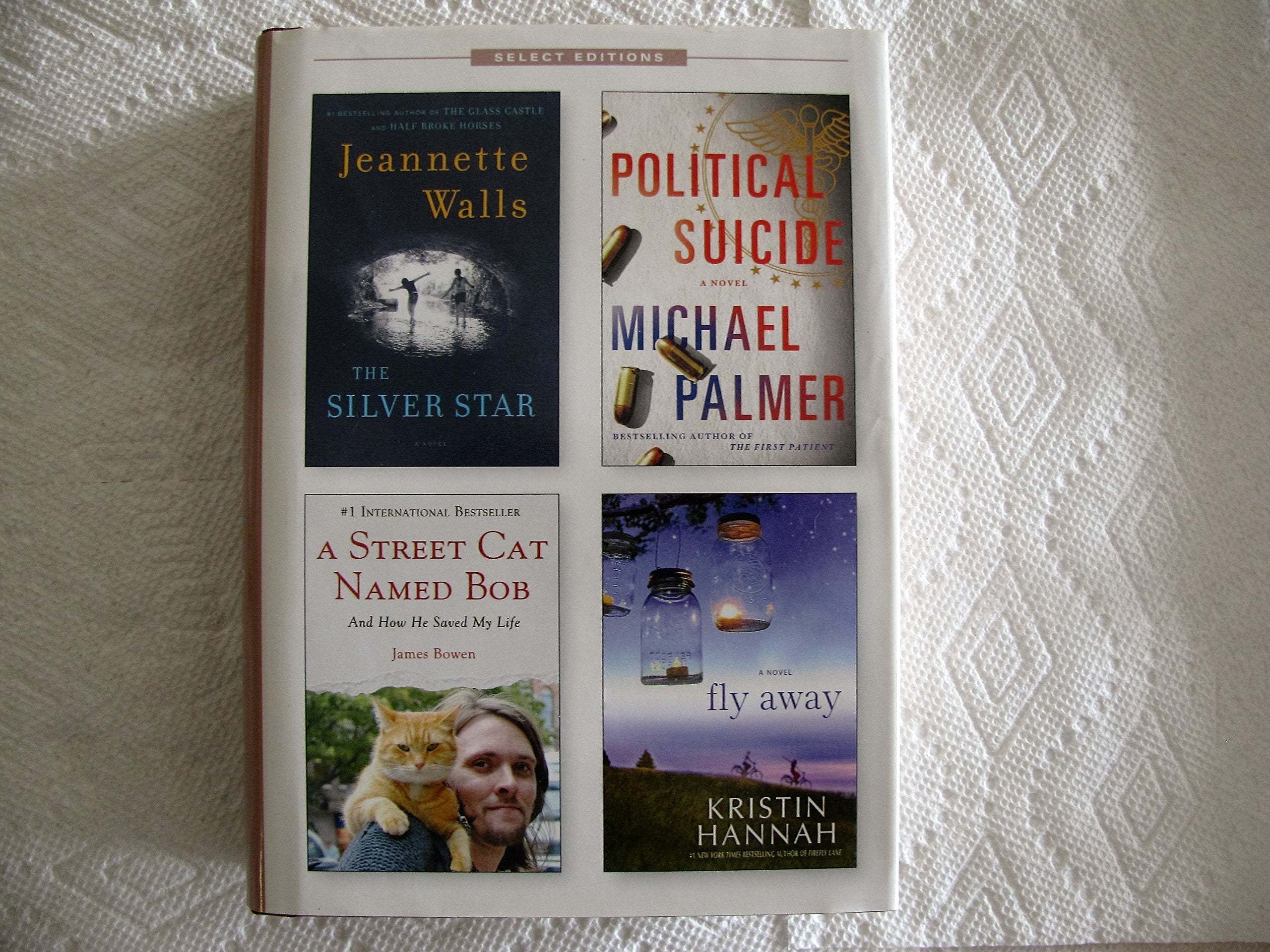 Reader's Digest, Select Editions, the Silver Star, Political Suicide, a Street Cat Named Bob, Fly Away used book depot