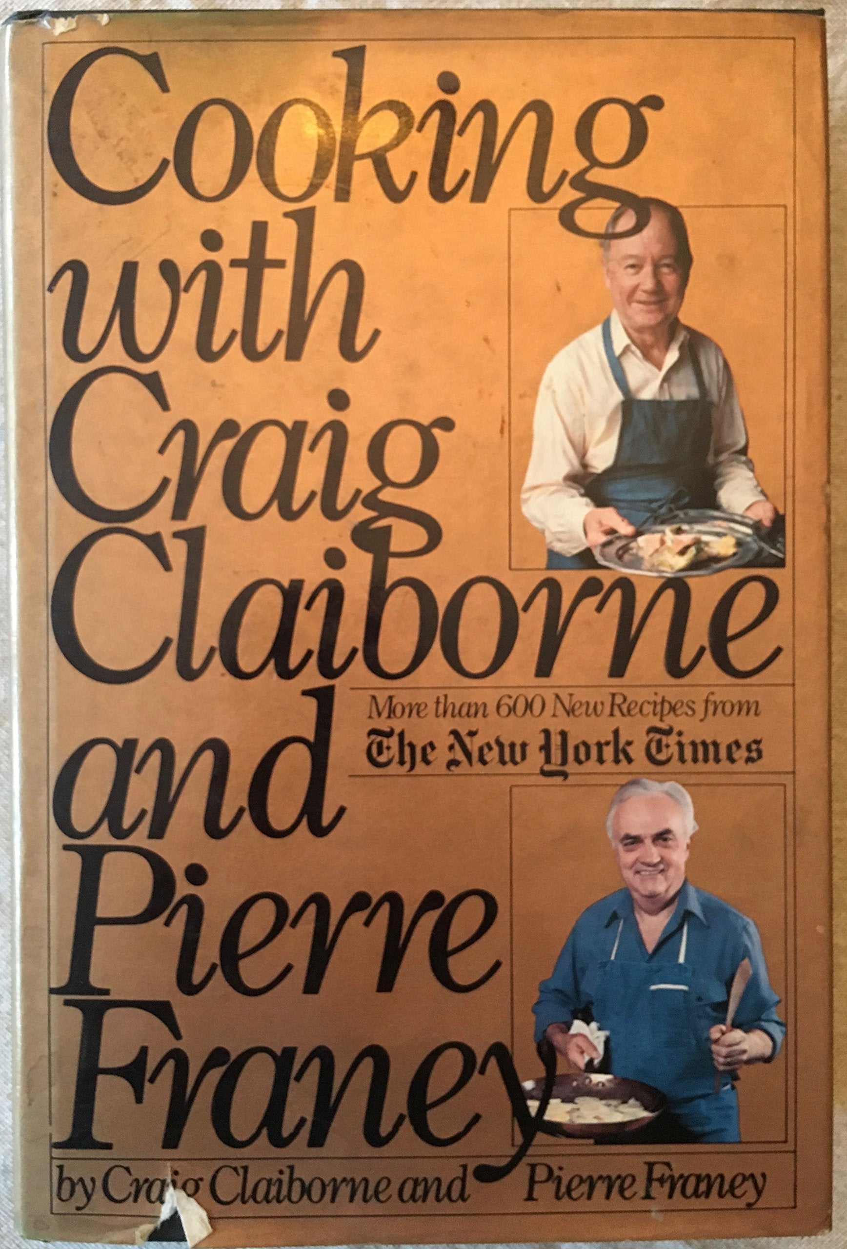 Cooking with Craig Claiborne and Pierre Franey used book depot