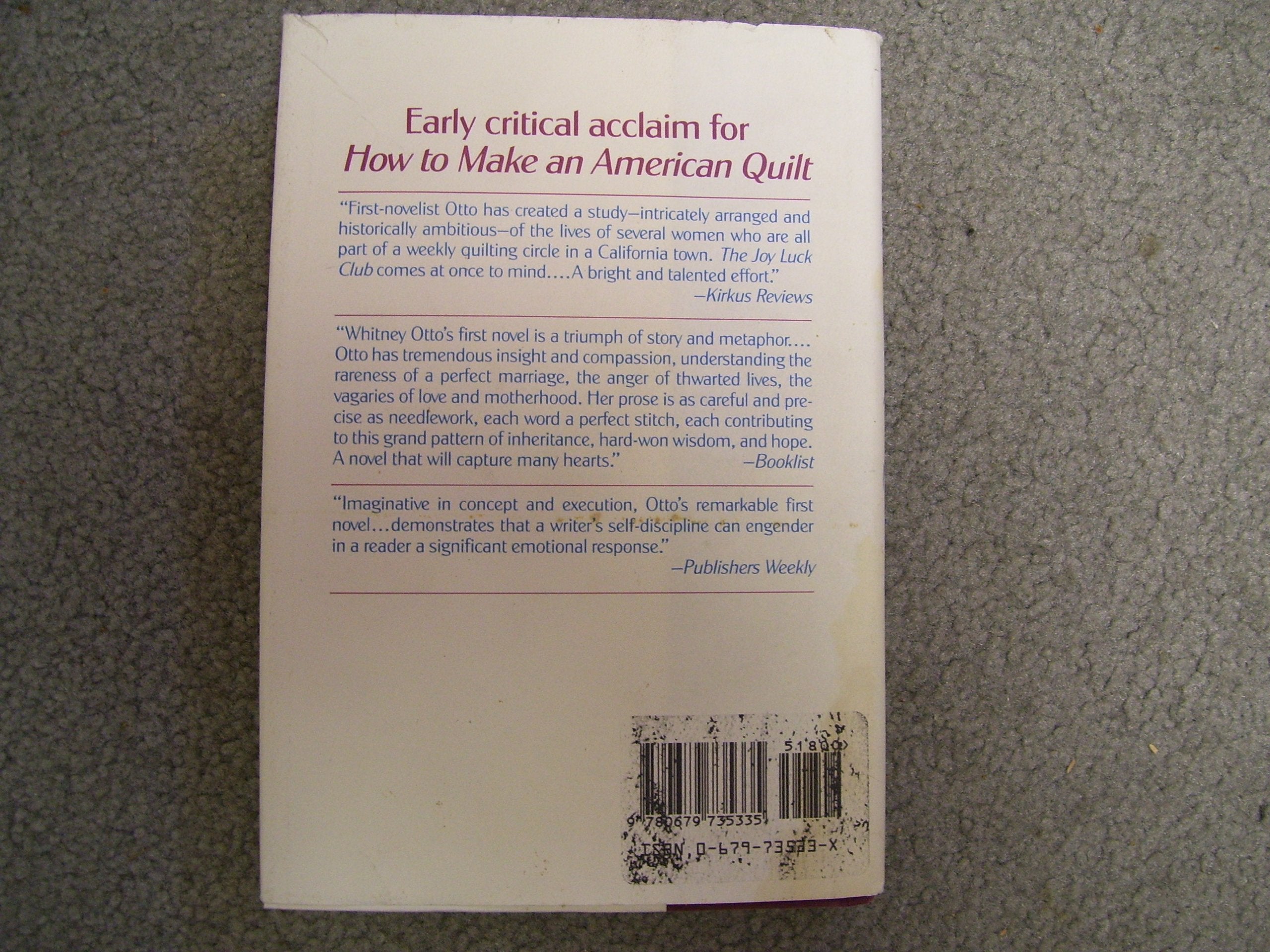 How to Make an American Quilt