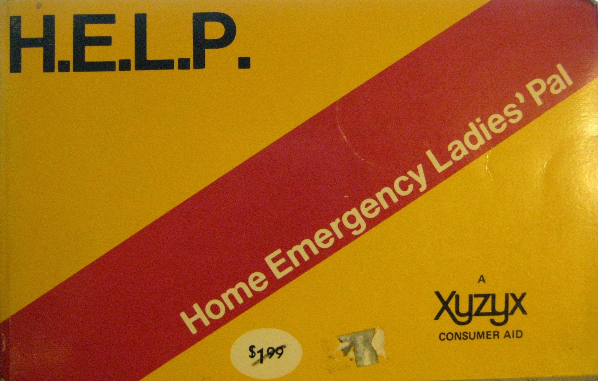 H.E.L.P Home Emergency Ladies' Pal 1972 1st Ed used book depot