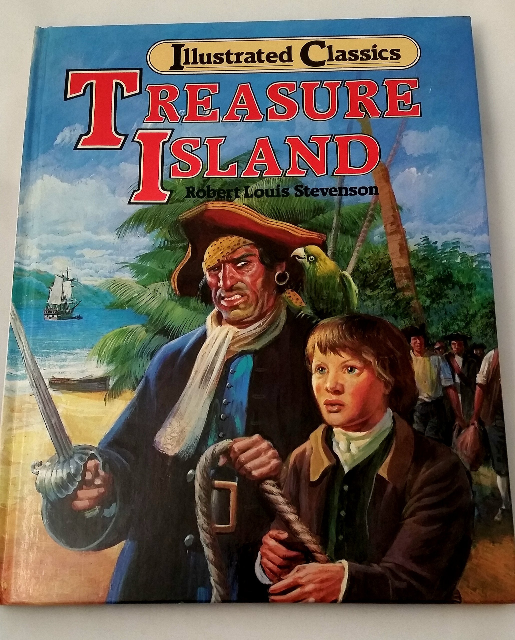 Treasure Island Illustrated Classics used book depot