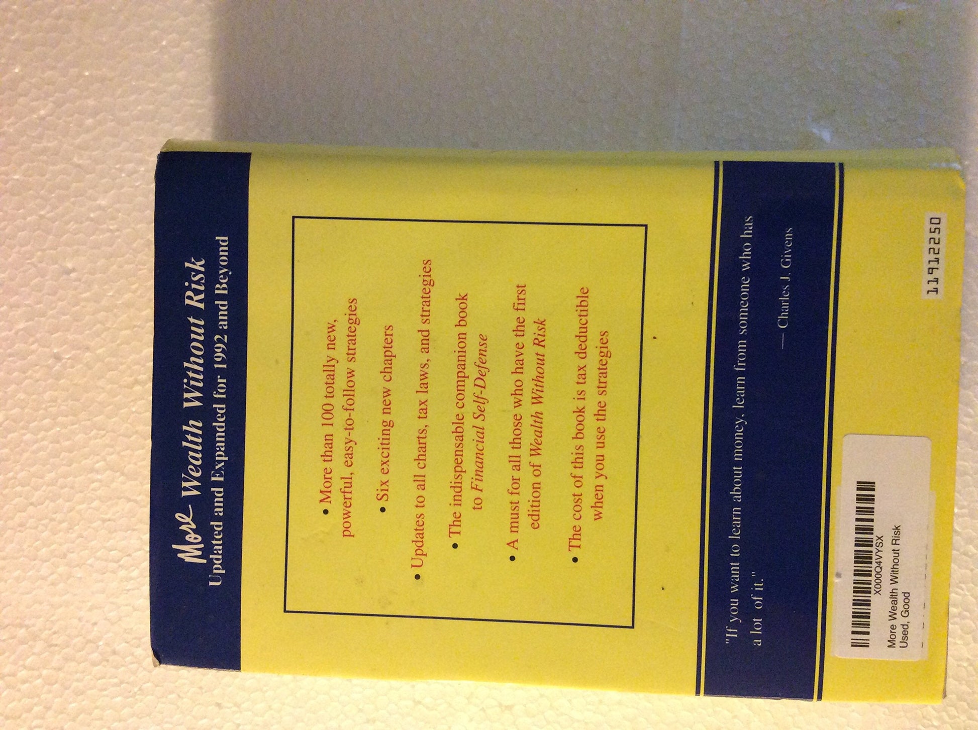 More Wealth Without Risk used book depot