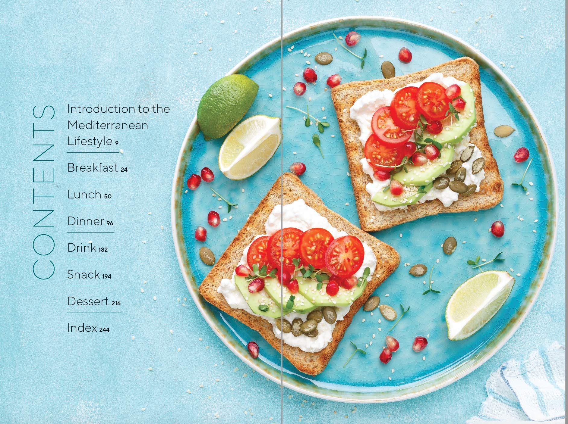 The Mediterranean Refresh - Over 100 Time Tested Delicious and Healthy Recipes For Living Your Best Life! used book depot