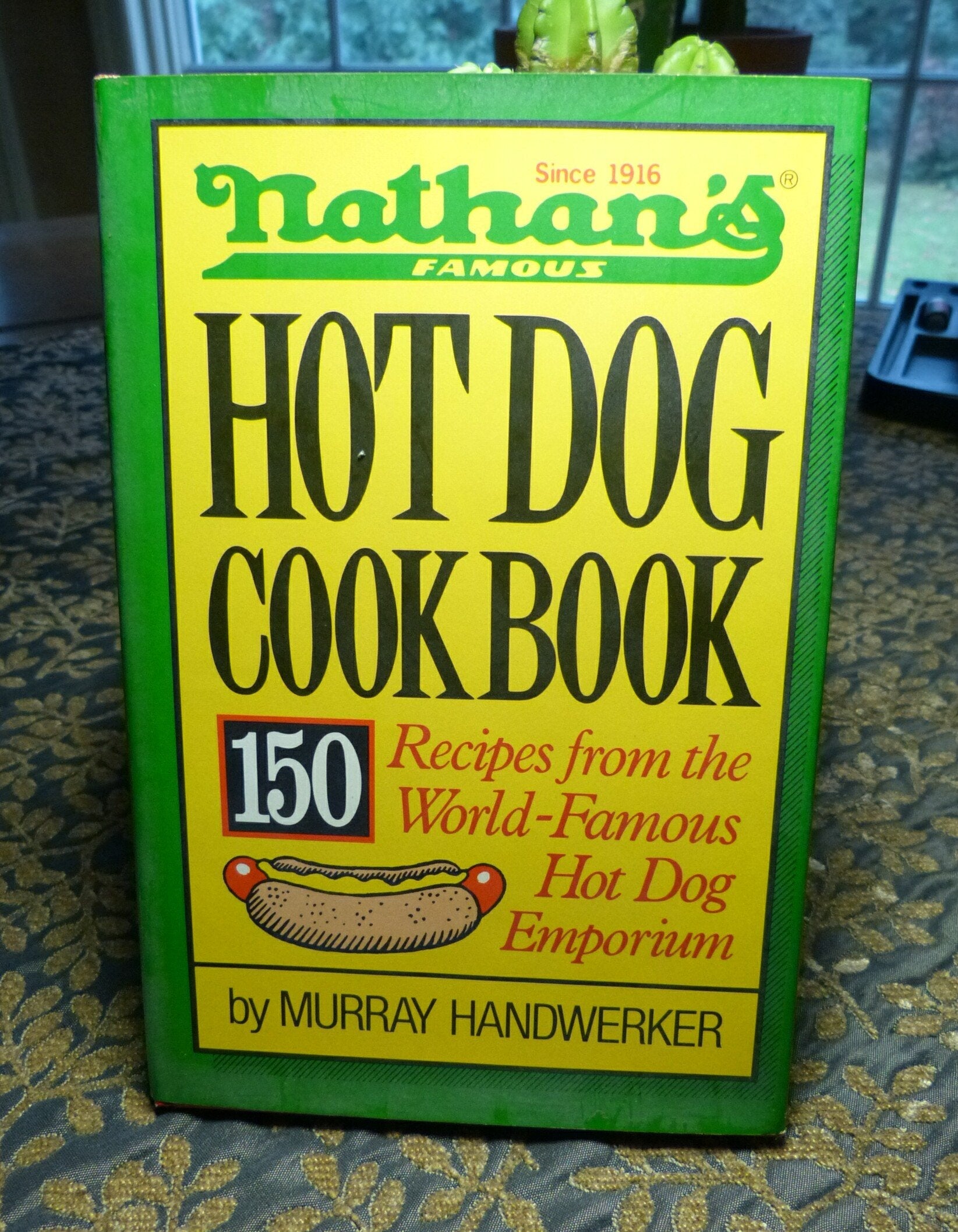 Nathan's Famous Hot Dog Cookbook used book depot
