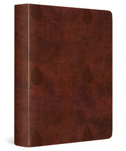 ESV Single Column Journaling Bible (TruTone, Chestnut, Leaves Design) used book depot