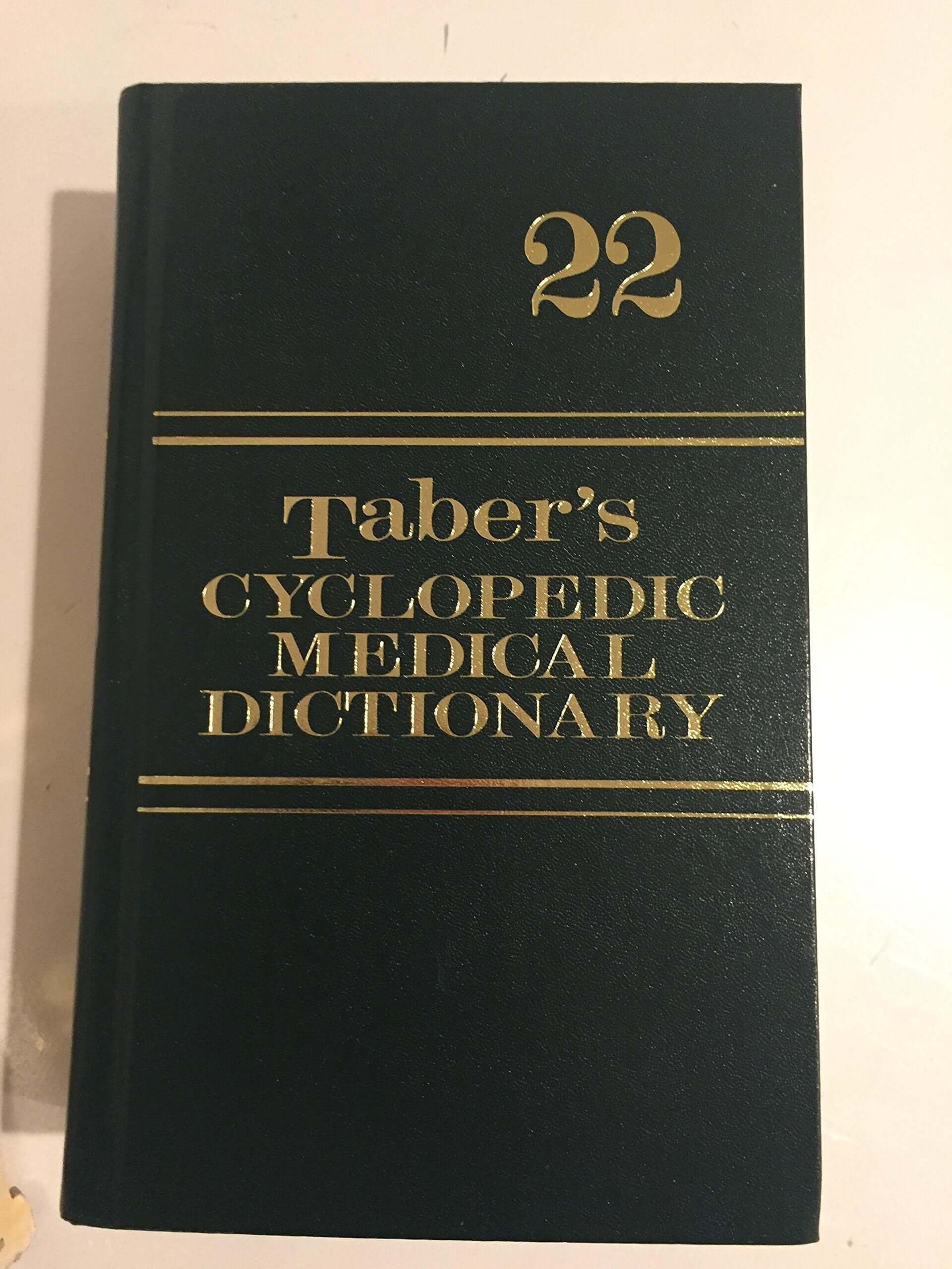 TABER'S CYCLOPEDIC MEDICAL DIC used book depot