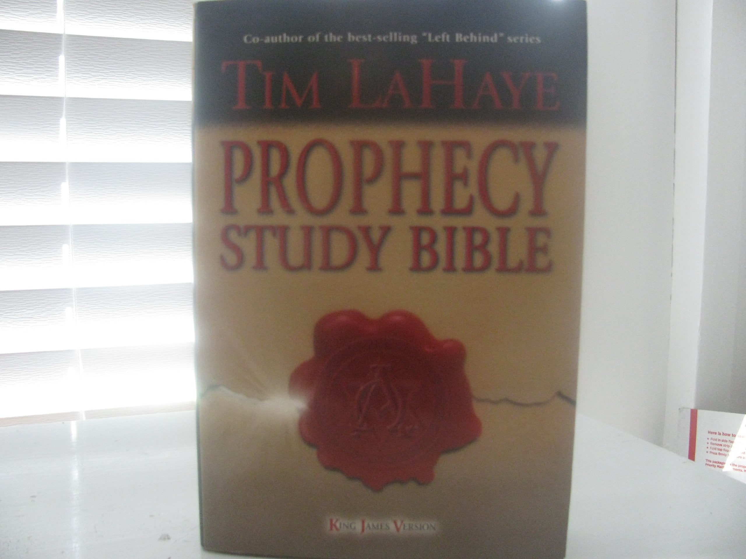Prophecy Study Bible: King James Version used book depot