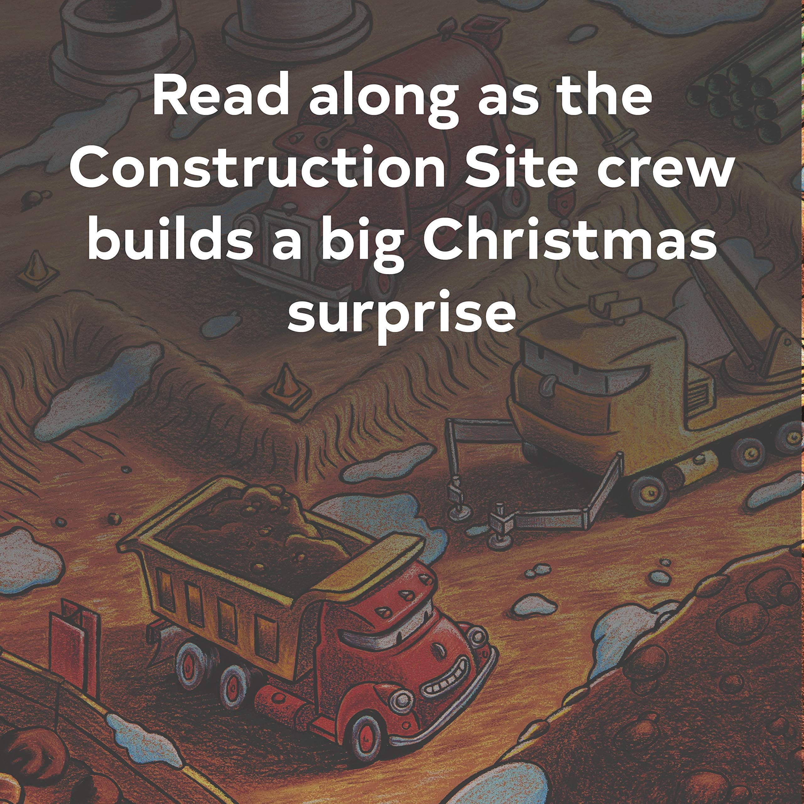 Construction Site on Christmas Night: (Christmas Book for Kids, Children's Book, Holiday Picture Book) (Goodnight Construction Site) used book depot