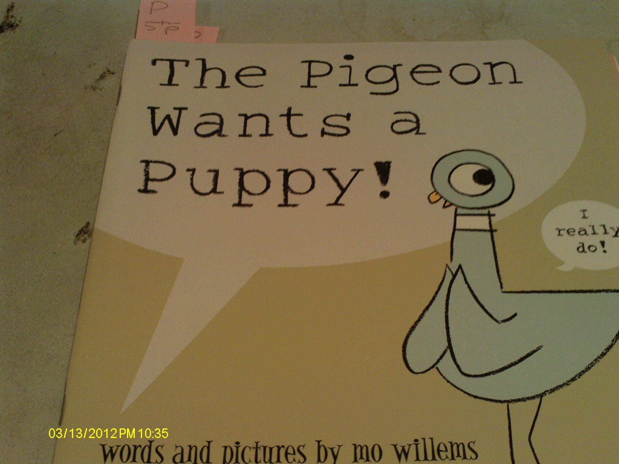 The Pigeon Wants a Puppy! used book depot
