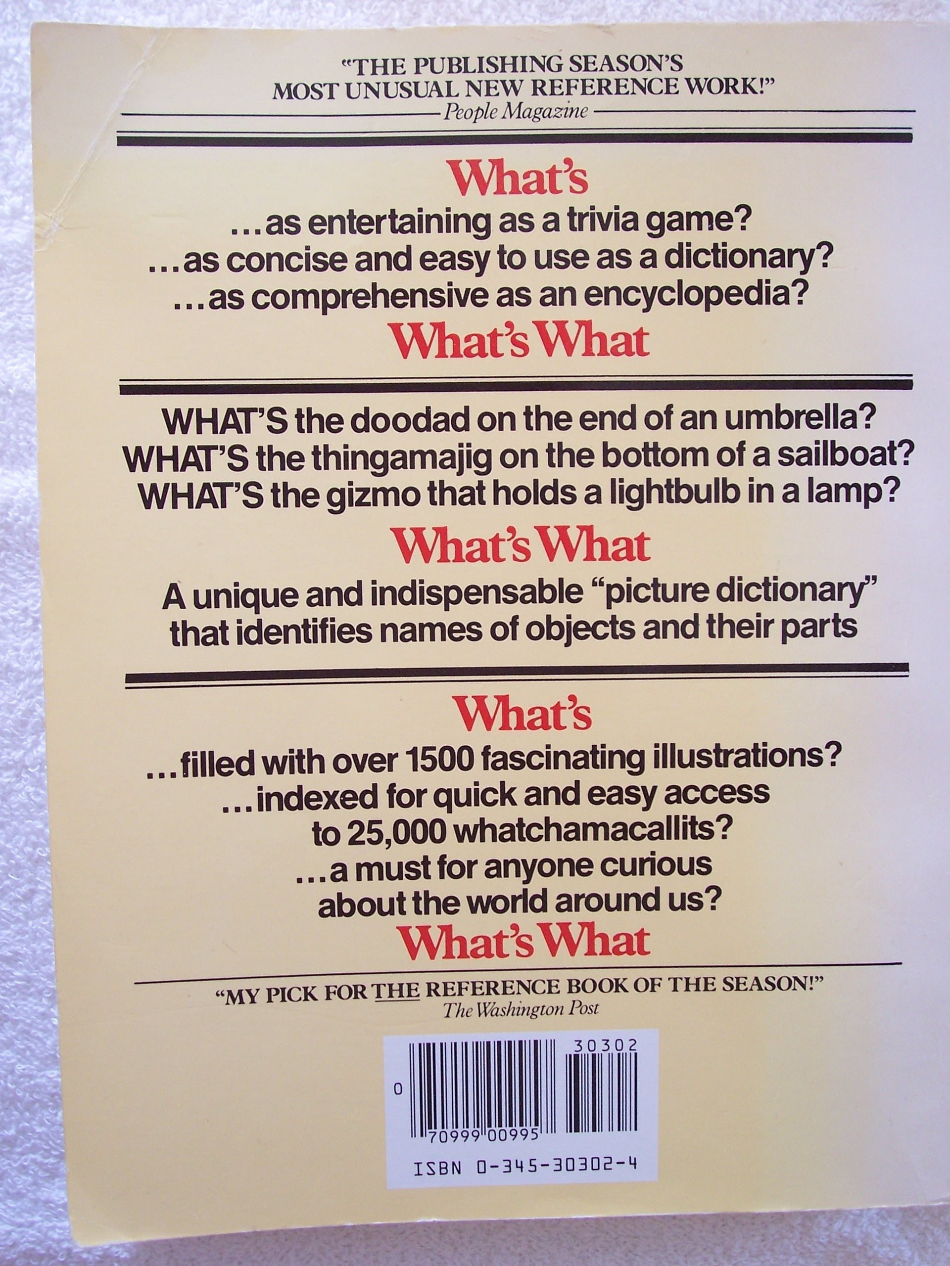 What's What: A Visual Glossary of the Physical World used book depot