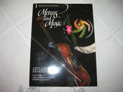 Sharon O'Connor's Menus and Music: A Menu Cookbook for Dinner and Dessert used book depot